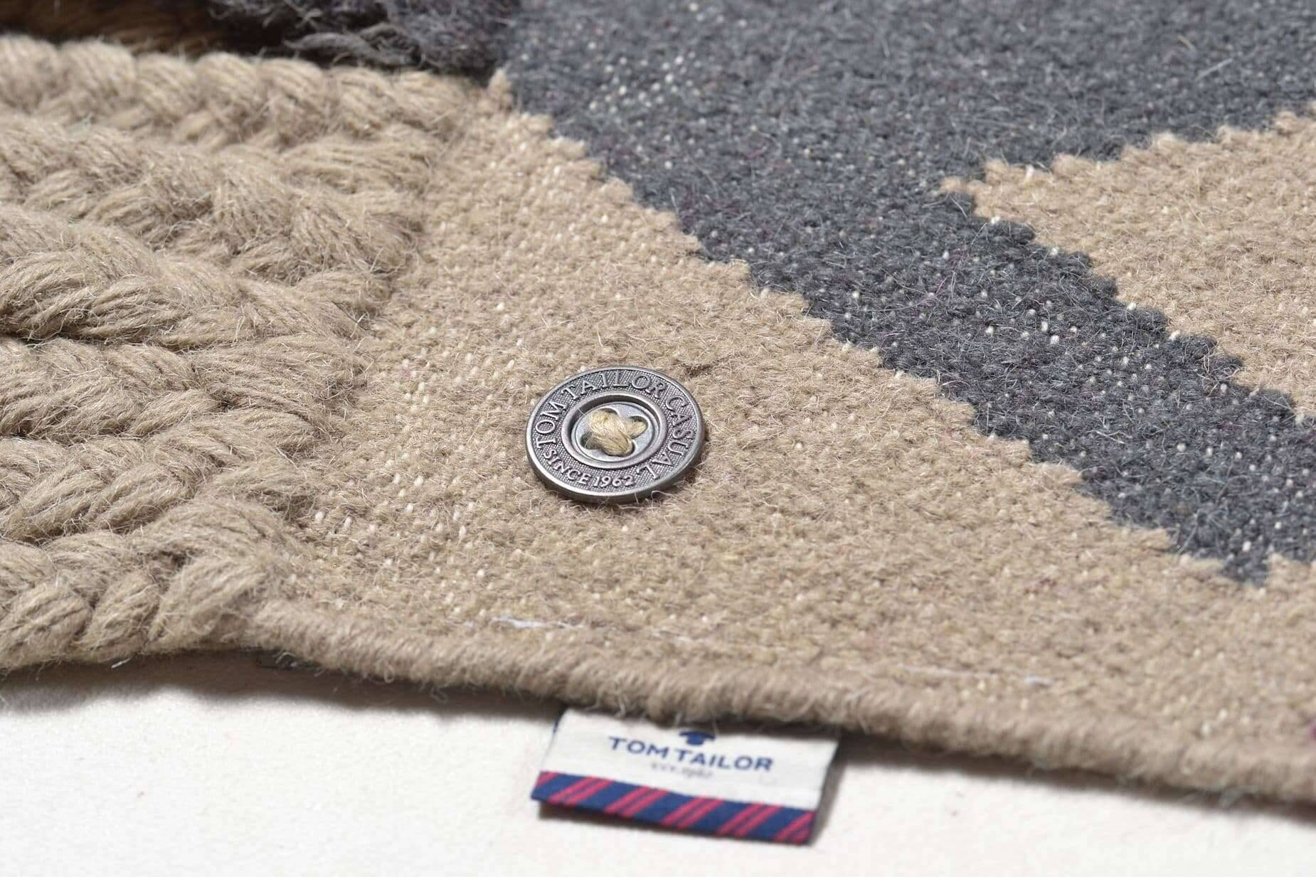 Vintage_funkykelim_800multi_401782_6 Kelim Teppich Funky Handgewebter Naturteppich aus Wolle