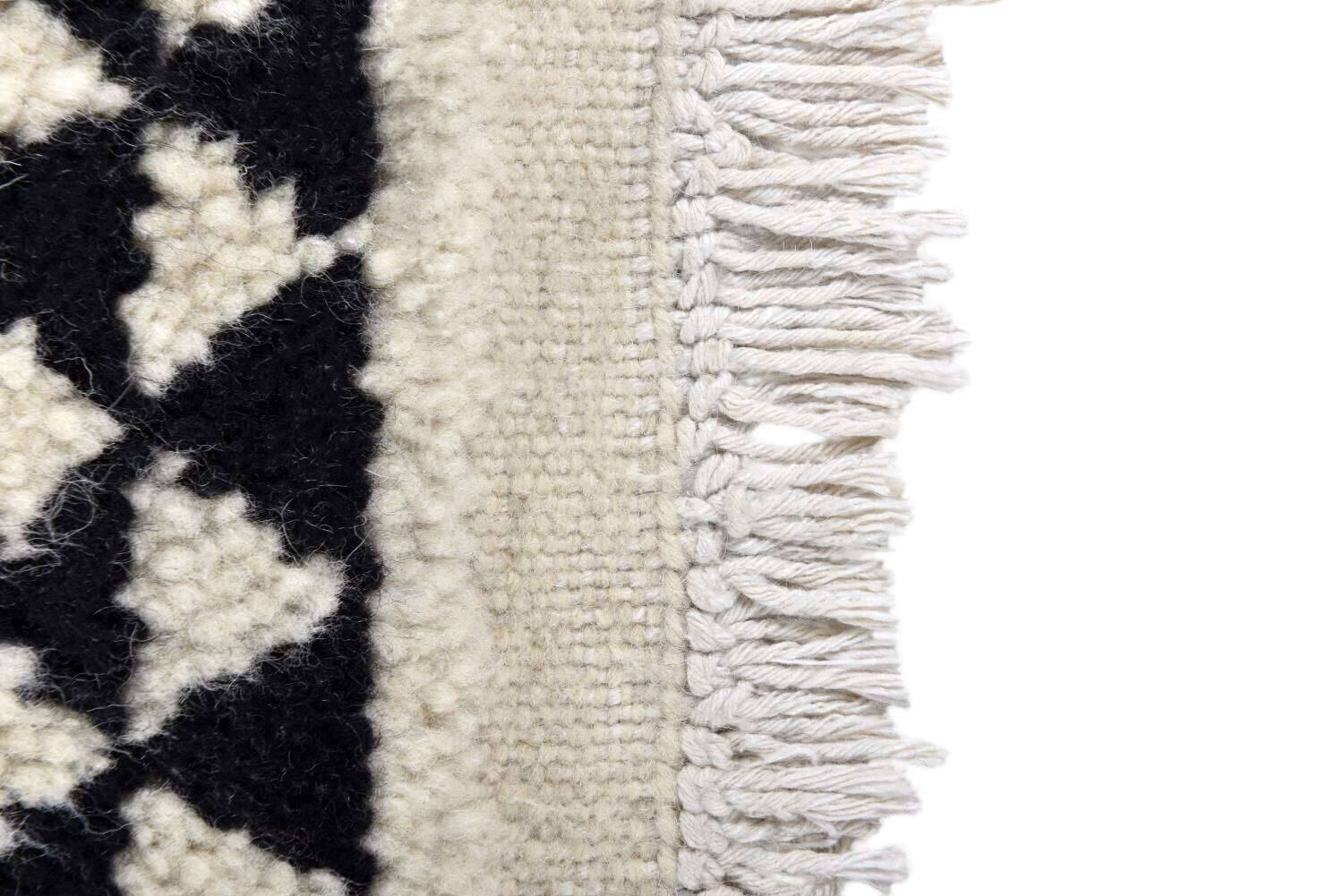 BenniUrein_2010_997Blanc_426566_10 Teppich Boho Beni Ourain 170x240cm Schafwolle