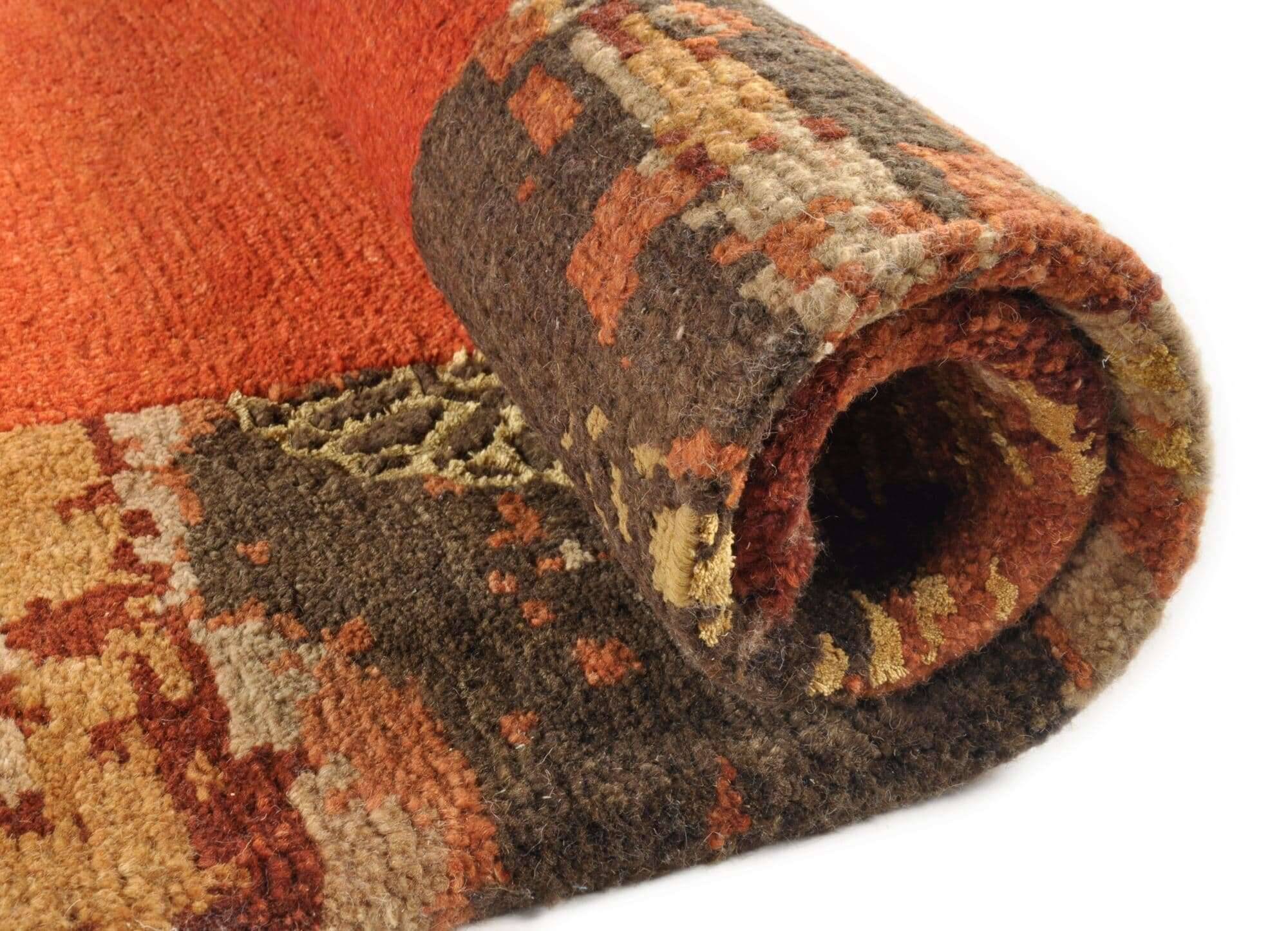 TalongaSilk_RSK631_440rust_400977_11 Talonga Silk Nepal Teppich RSK631-X270 im Wunschmaß