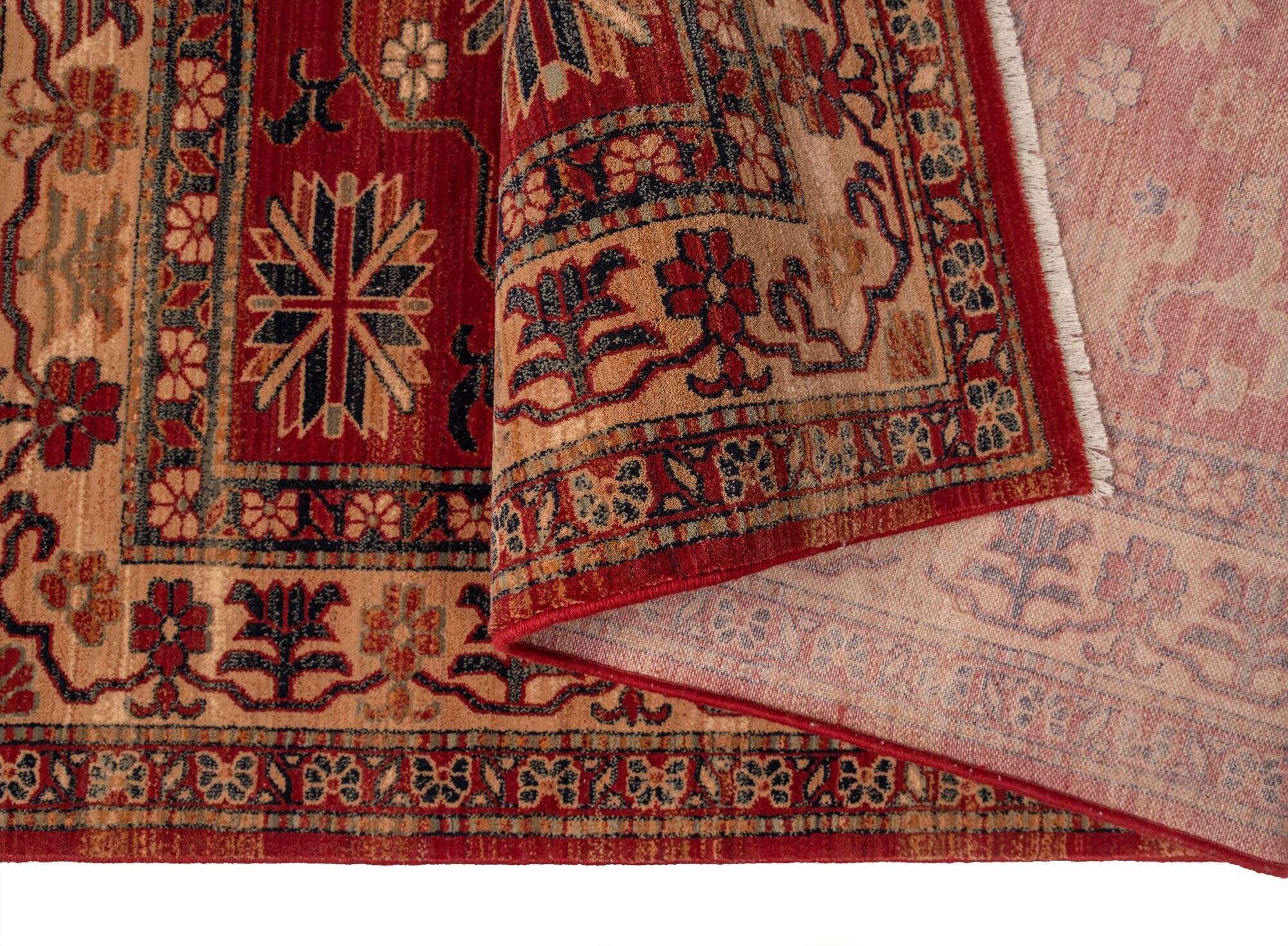 Teppich Saharna 2856 Webteppich aus reiner Wolle