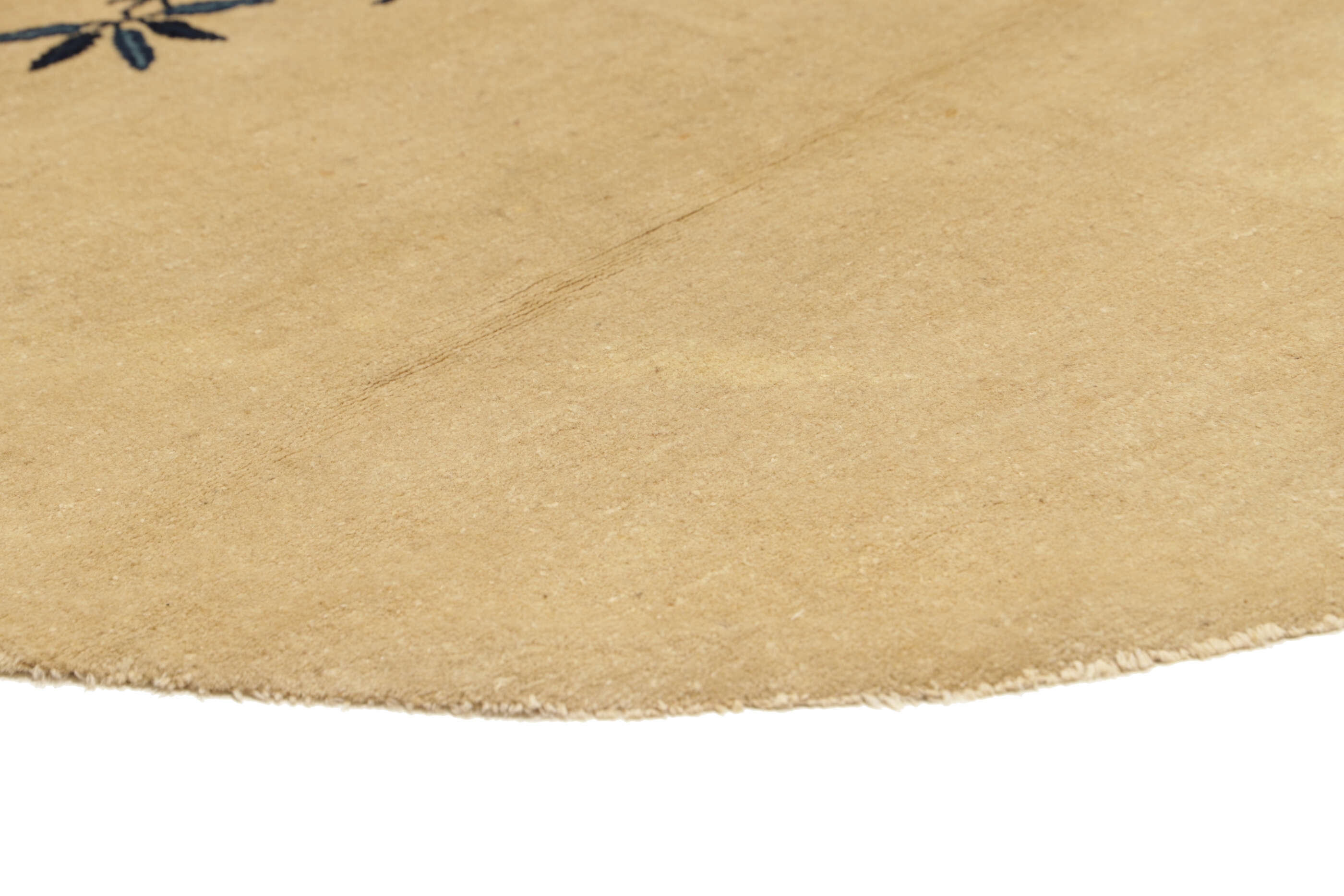 Teppich China Antik ca 120x180 cm Handgeknüpft Wolle Oval