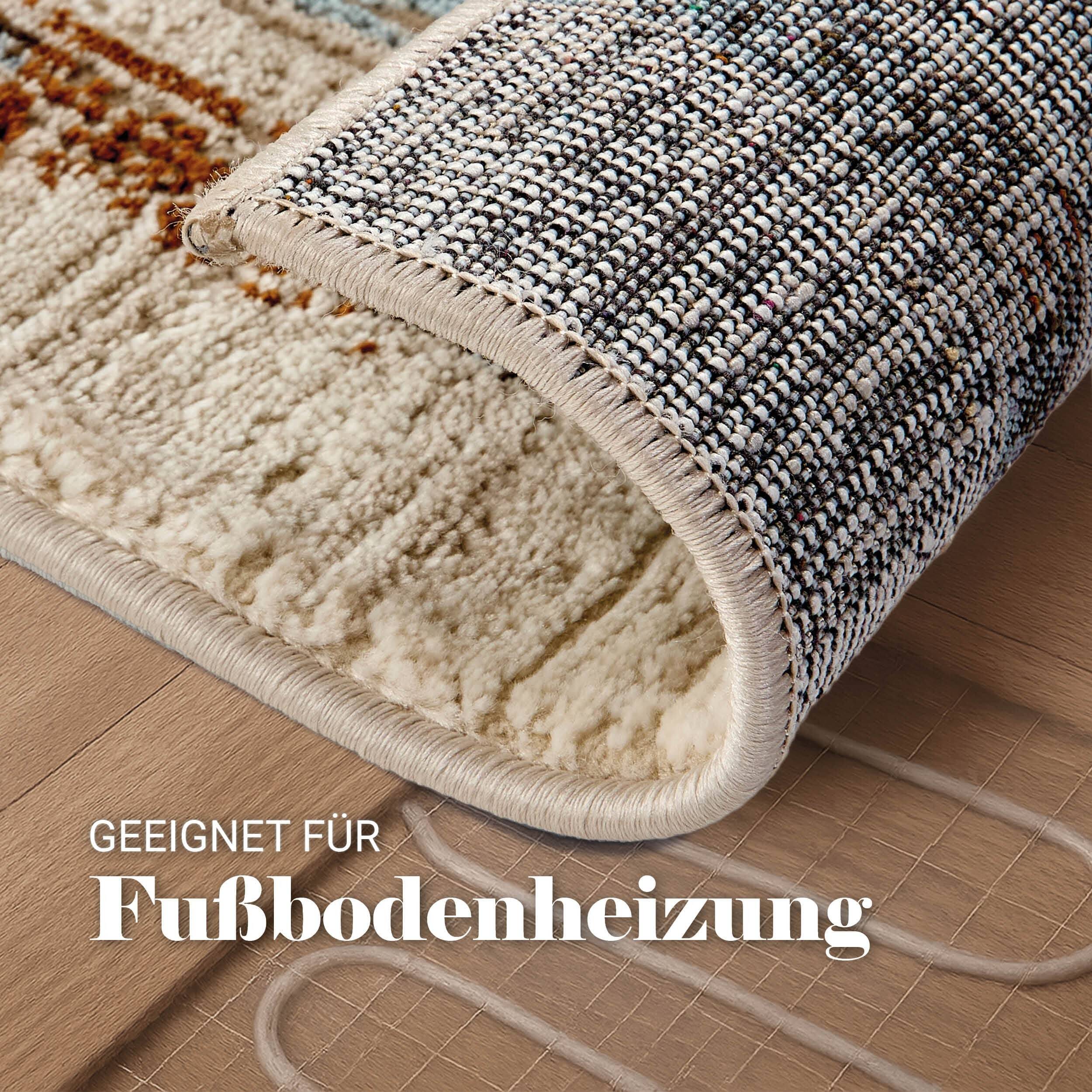 Vintageteppich Jules D.252 C. 043 Striche grau-beige Vintageteppich Jules D.252 C. 043 Striche grau-beige