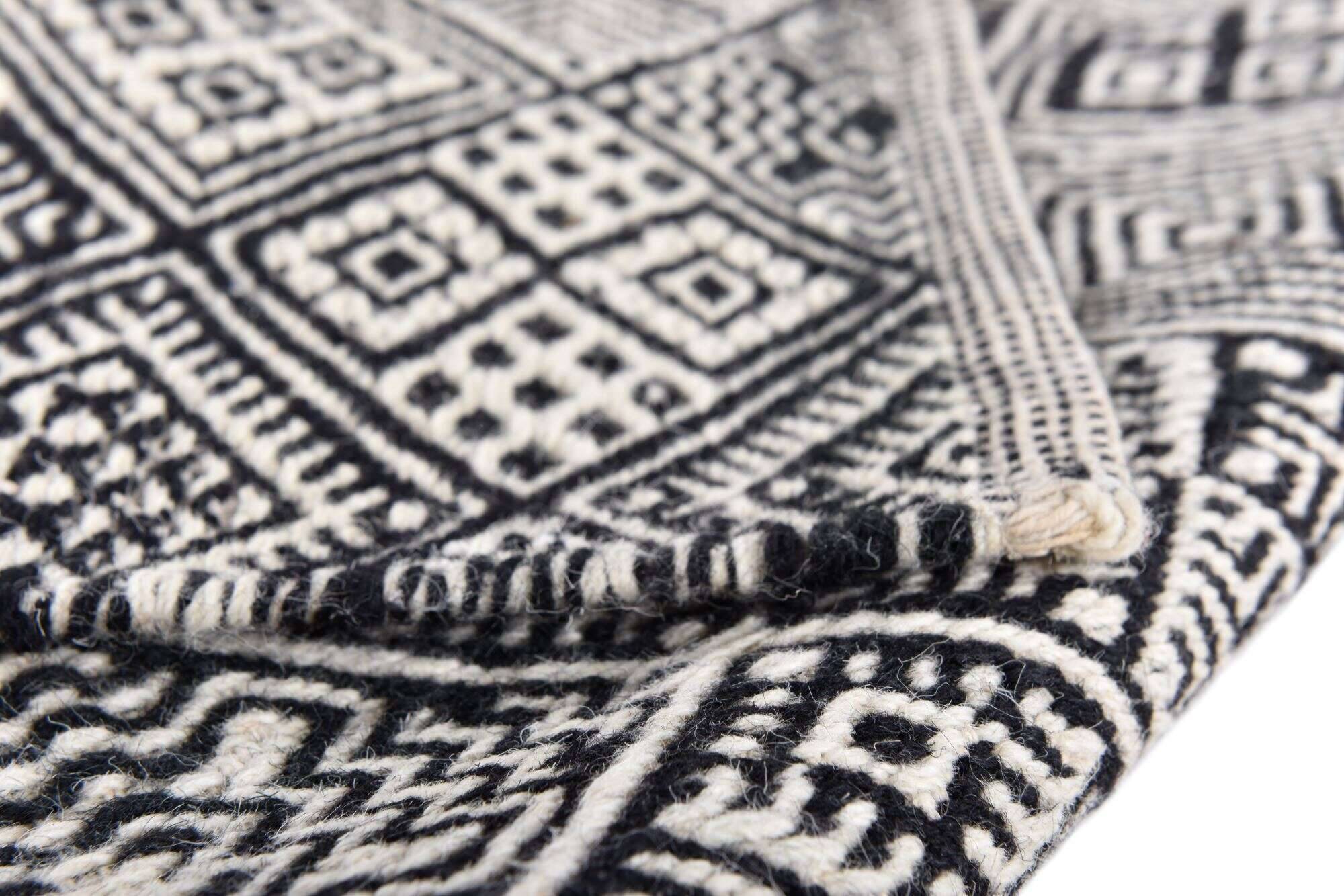 Molde_14005_615BlackAndWhite_426939_9 Molde 14005 Teppich Handgewebt reine Wolle