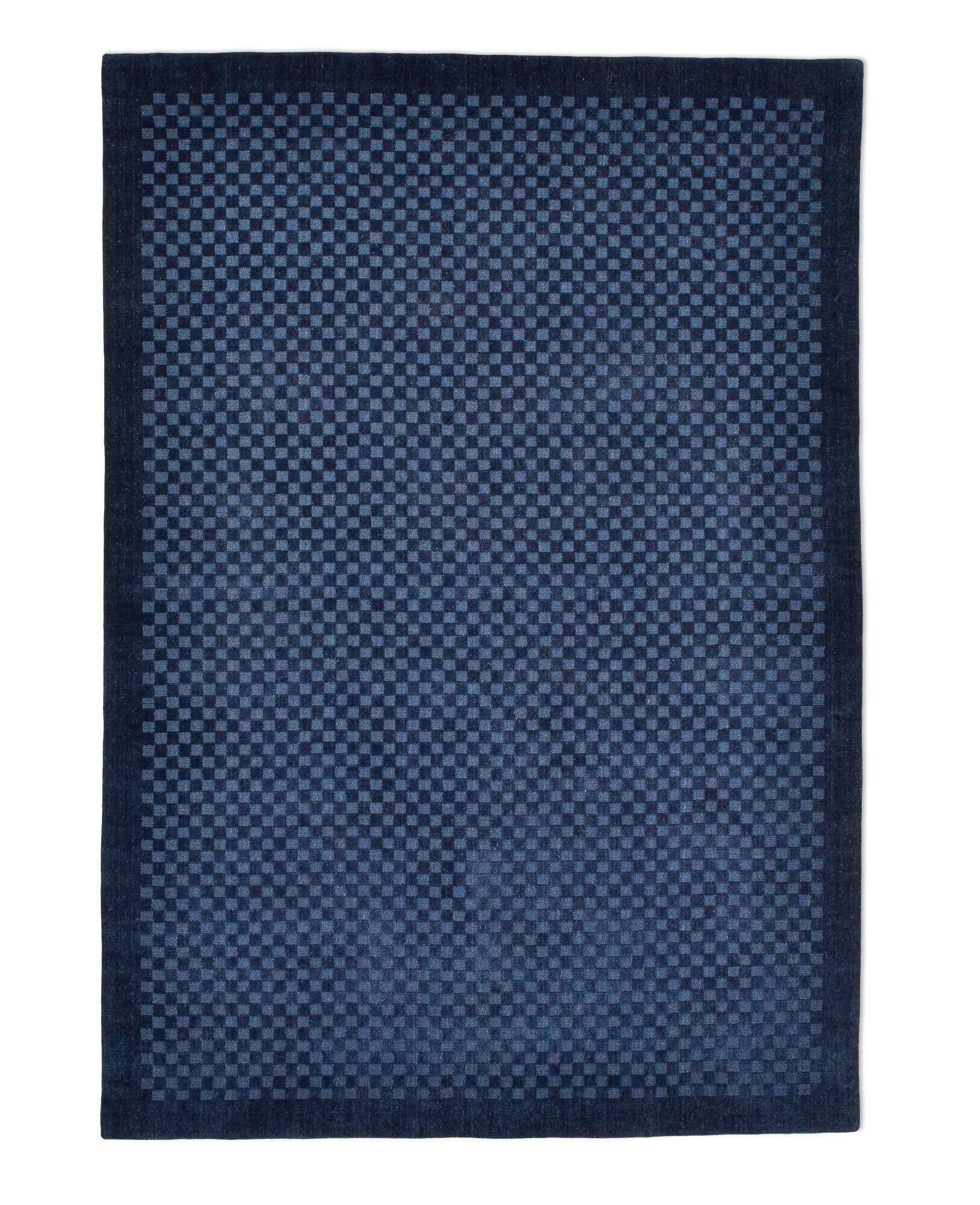 teimur_zo-2568-18_700blue_412906_1 Design Teppich Taimur 160x230cm Handgearbeitet Schurwolle blau