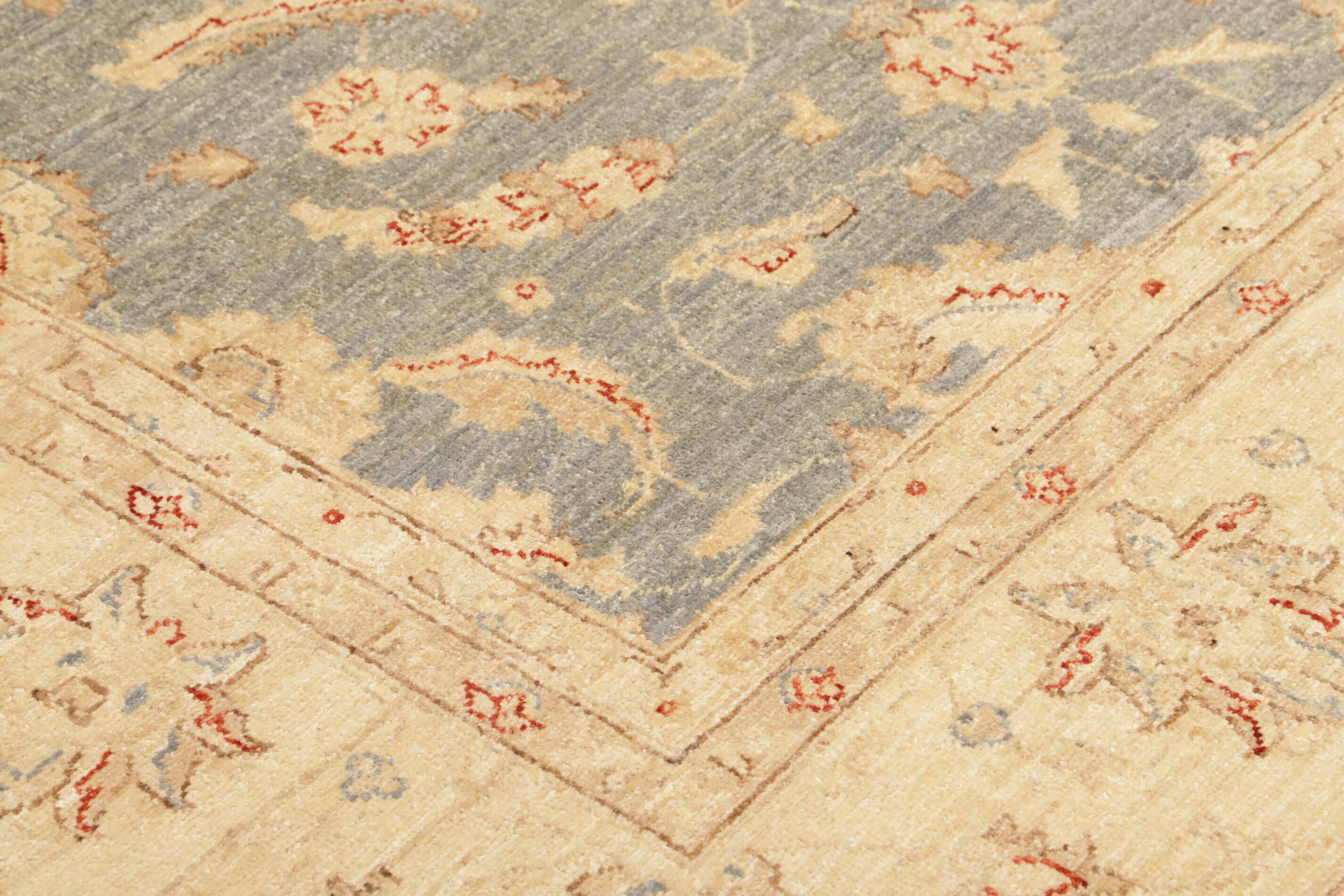 RSN359192-00005 Teppich Ziegler 293x398cm Orientteppich grau Handgeknüpft Wolle