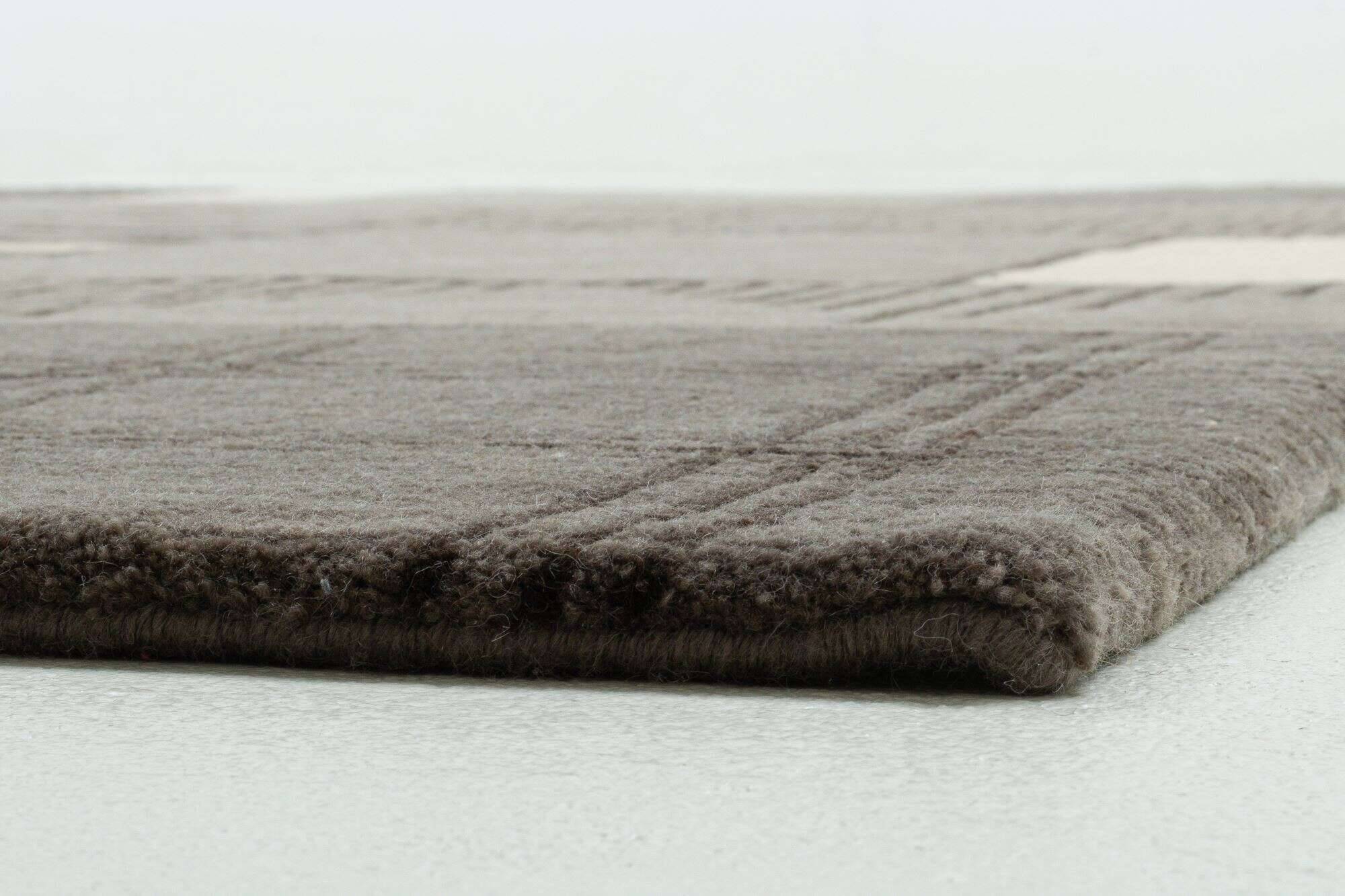baktapur_c3852_560creambrown_413184_19 Nepal Teppich Baktapur Elegance Design Handgeknüpft Wunschmaß