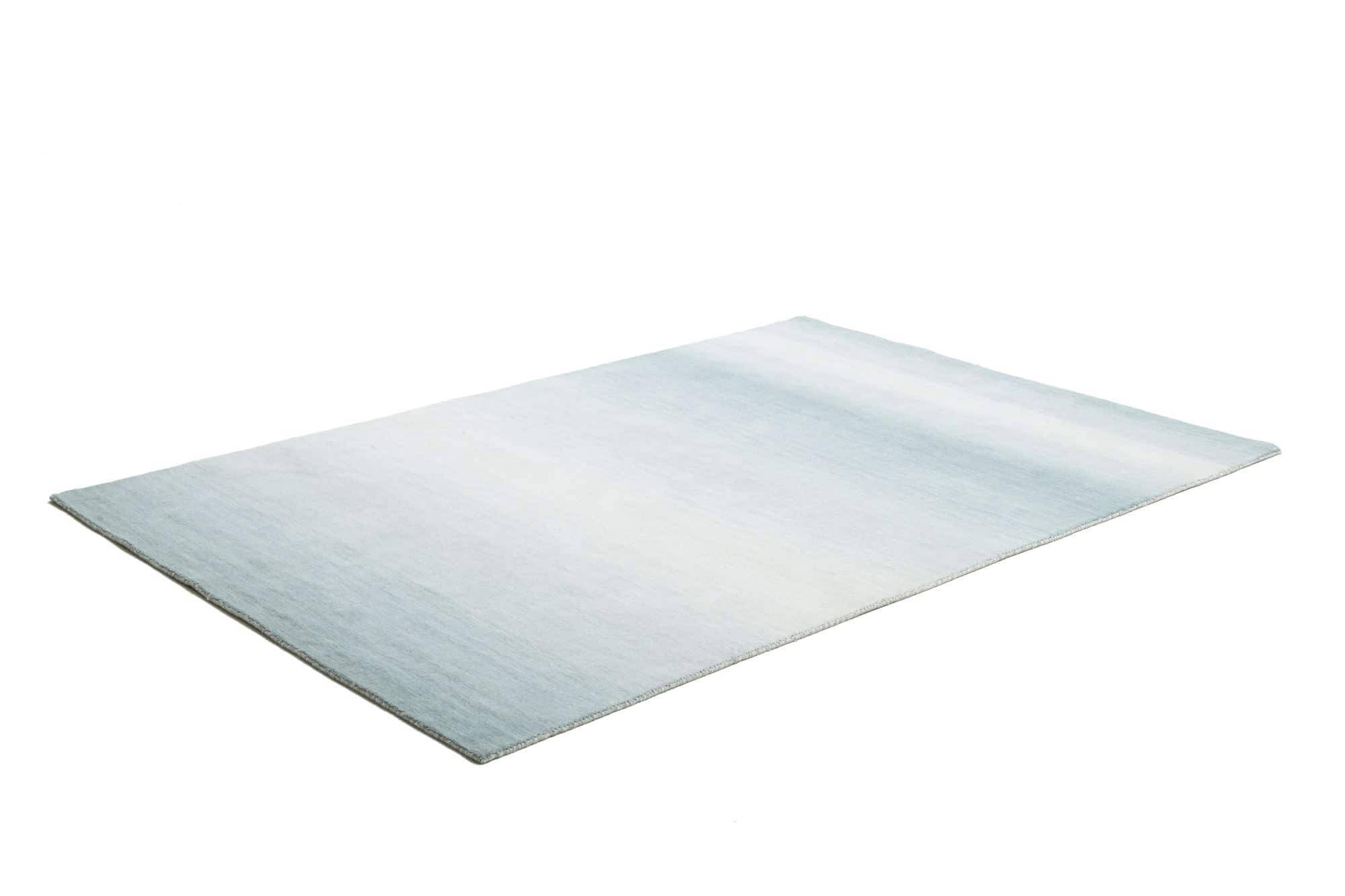 Teppich Modern 160x230cm Wanda handgewebt Schurwolle grau-türkis Teppich Modern 160x230cm Wanda handgewebt Schurwolle grau-türkis