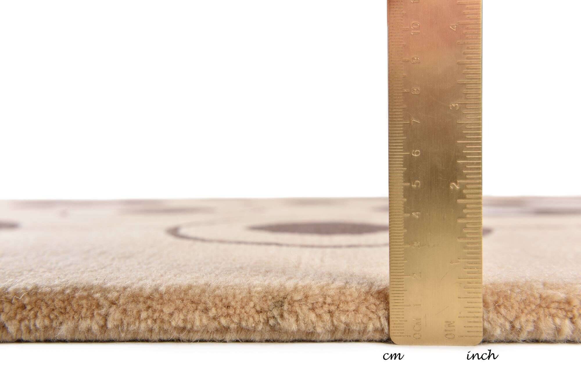 gurkha_mc11_553beigemulti_411053_5 Nepal Teppich 160x229 cm Gurkha MC11 Schurwolle Wunschmaß