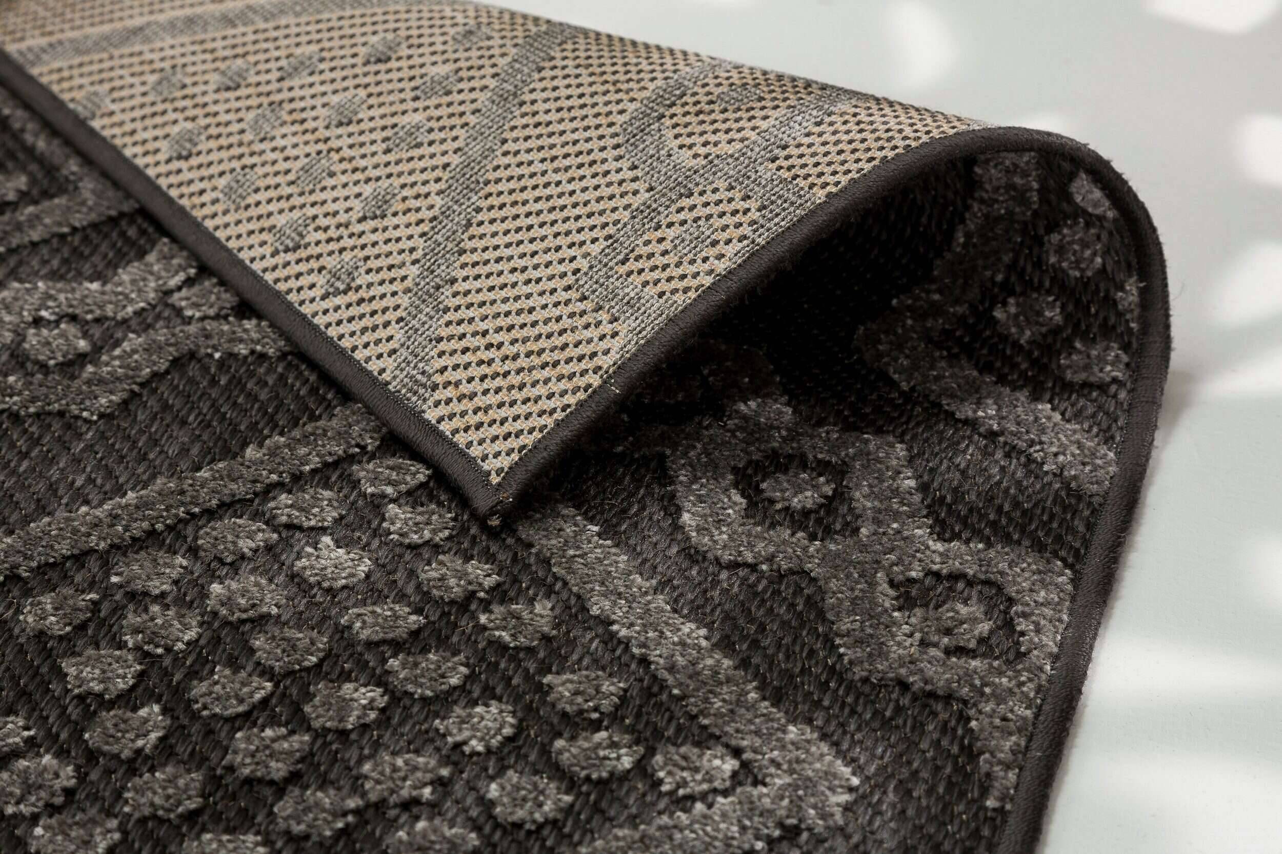 7667bca6-352a-5d69-9071-bada2315a490 Spring 6302-211-004 In- und Outdoor Flachgewebe Teppich Modern Grau