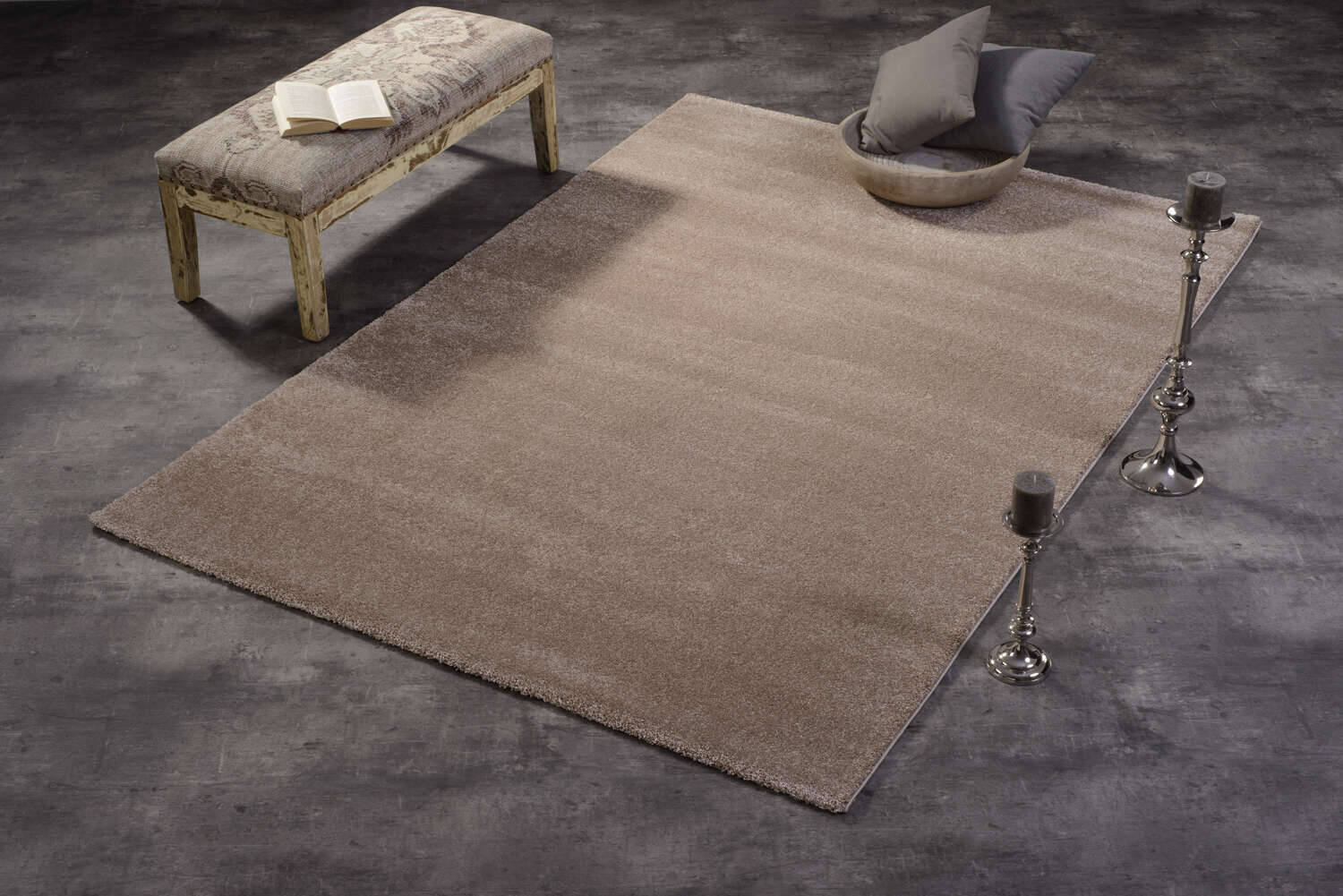 1239-660-1 Bellevue Hochflor Teppich Shaggy Teppich Softteppich