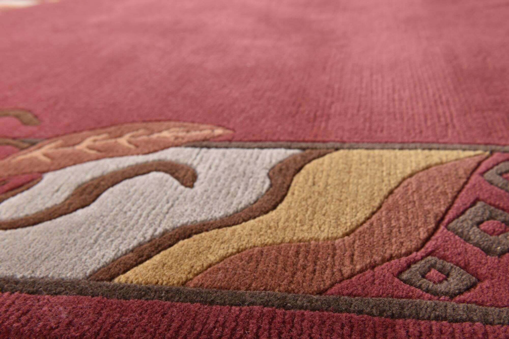 gurkha_mc84_203redmulti_110564_3 Nepal Tibet Teppich Gurkha MC84 im Wunschmaß