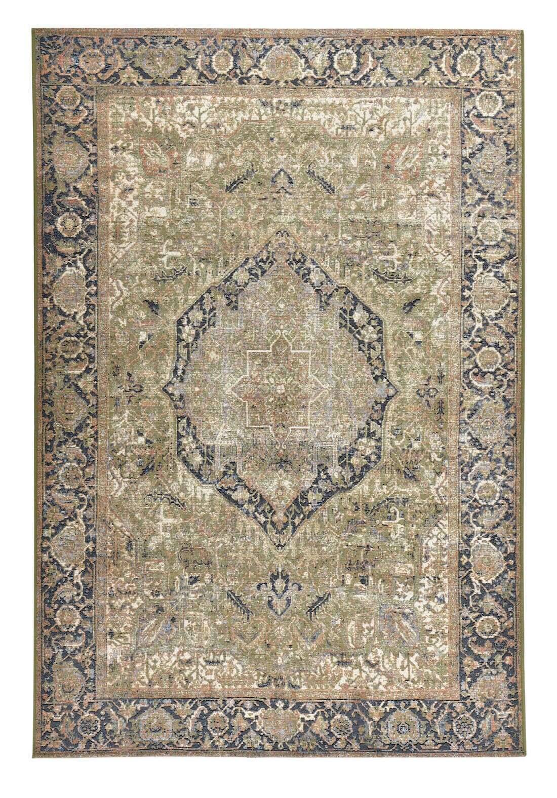 FunkyOutdoor_OrientOne_300green_427108_1 Tom Tailor FUNKY IN- OUTDOOR Orient One Teppich Flachgewebe