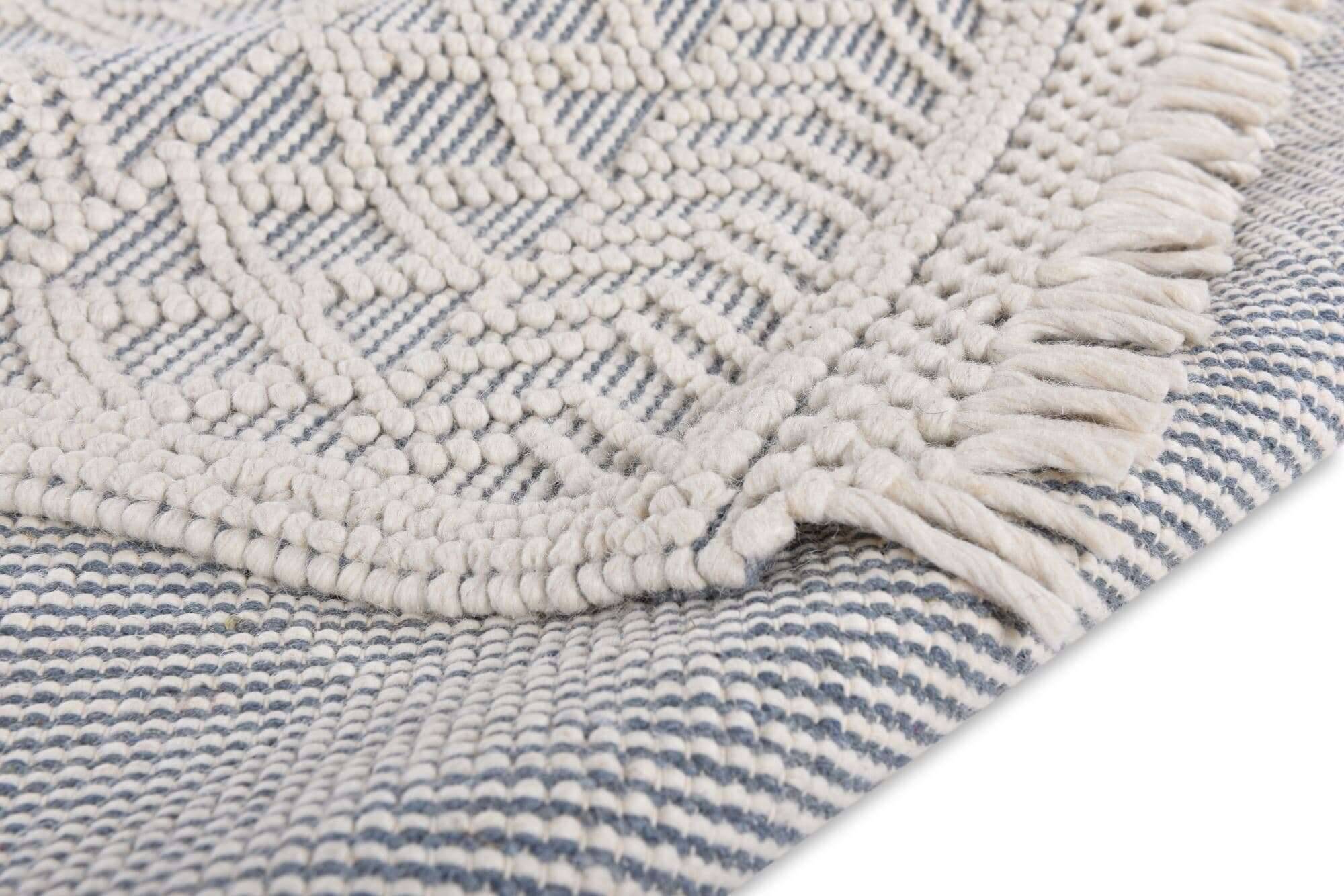 Macrame_four_700blue_426441_9 Tom Tailor Colored Macrame Four Teppich Wollteppich Natur