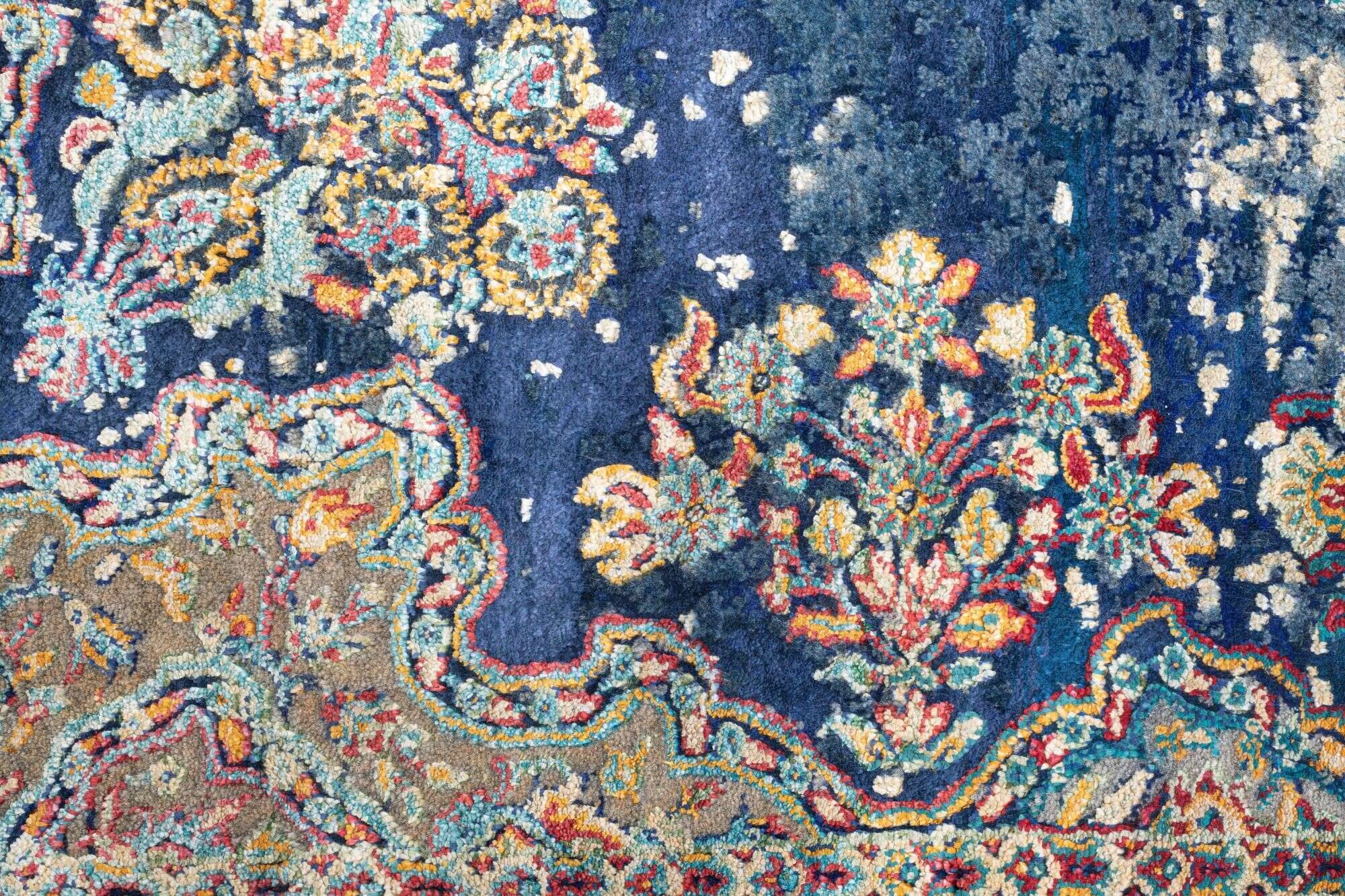 sadra_mb903_703blue-multi_435768_3 Teppich Sadra Handgeknüpft Orient im Wunschmaß