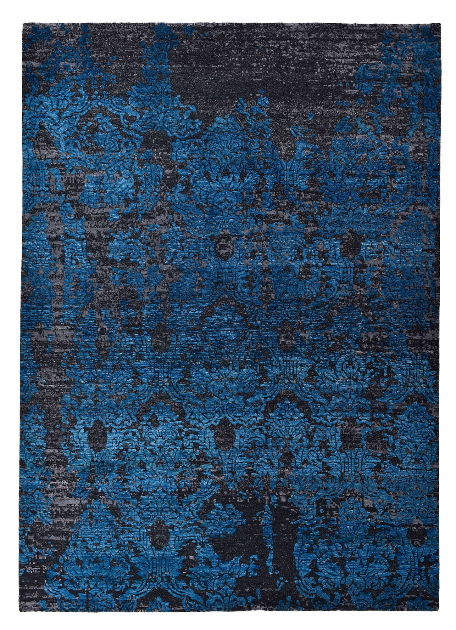 JabuSilk60_C2035_730Petrol_427727_1 Nepal Teppich Jabu Silk 60 Wolle - und Seide Teppich