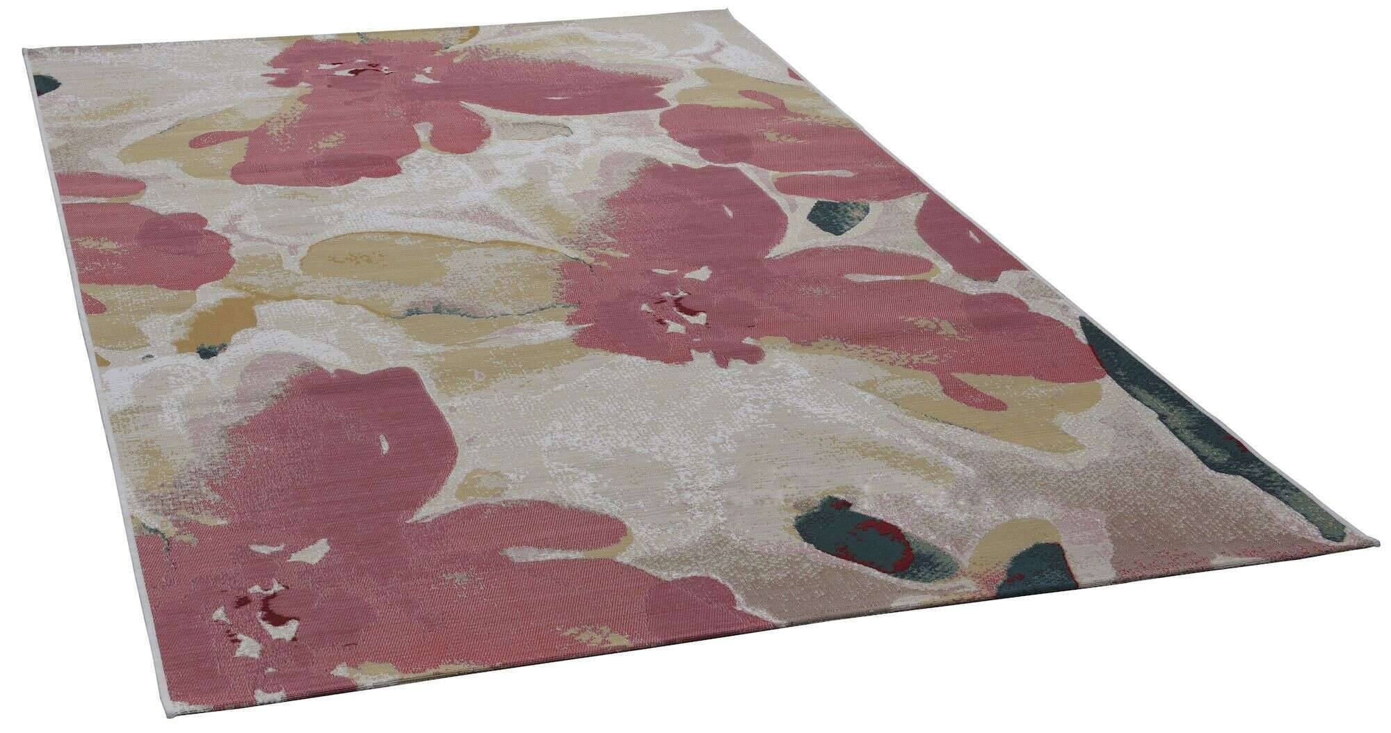 Garden_Blossom_rose-ivory_2 Outdoor Teppich Garden Blossom 255 rosa Blumen Teppich