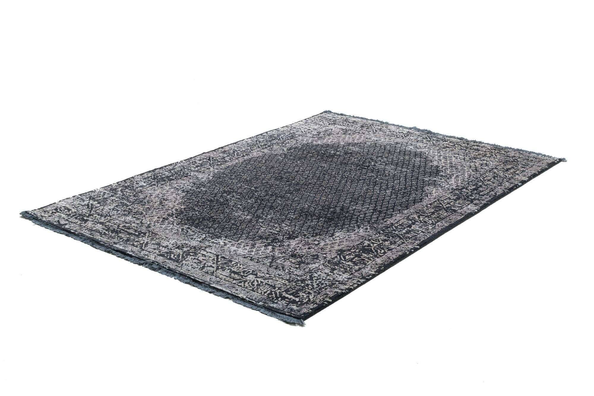 yanbu_m934t_610blackmulti_435776_2 Yanbu Klassischer Vintage Teppich Vikose Handgeknüpft 171x242cm grau