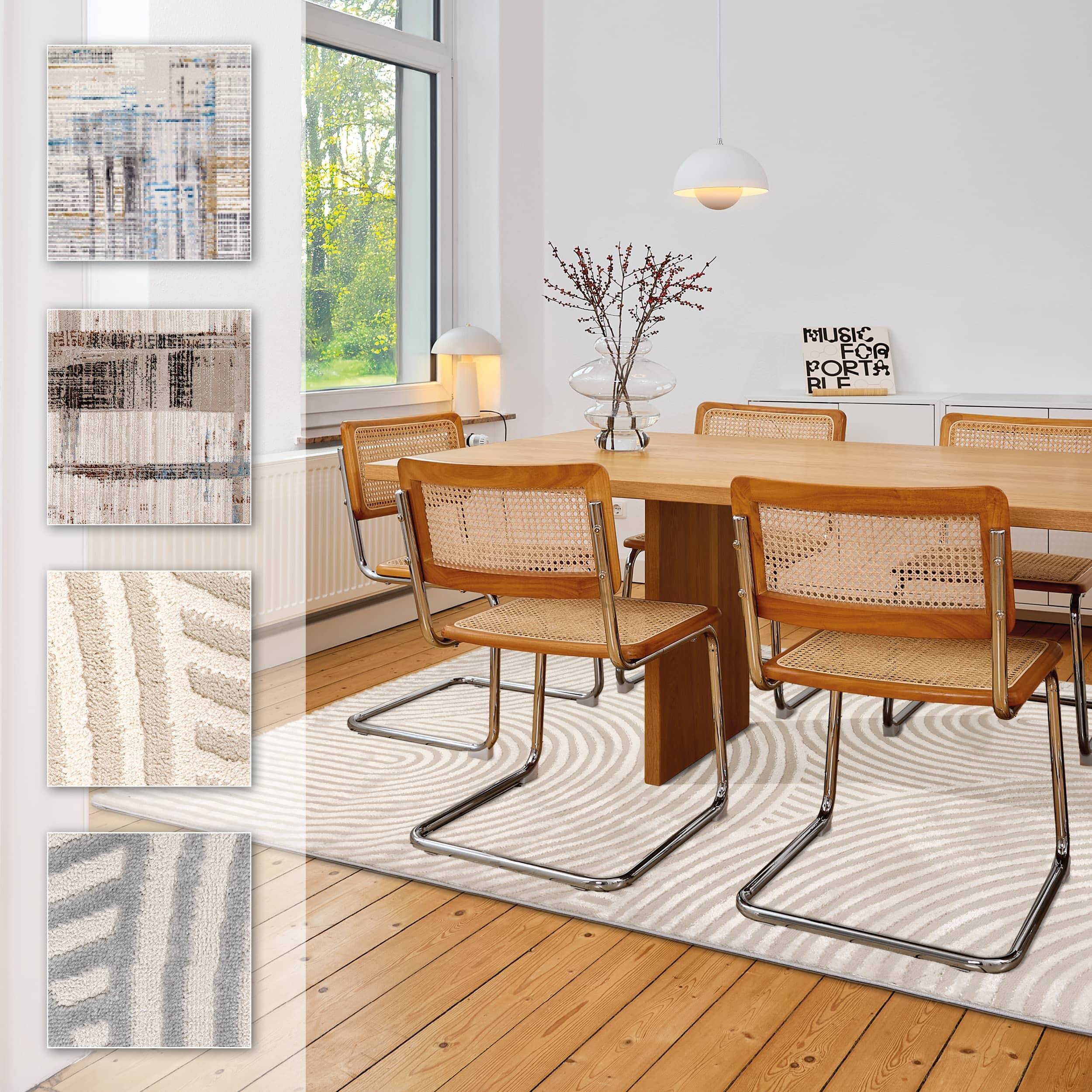 Vintageteppich Jules D.253 C. 003 Kringel creme Vintageteppich Jules D.253 C. 003 Kringel creme