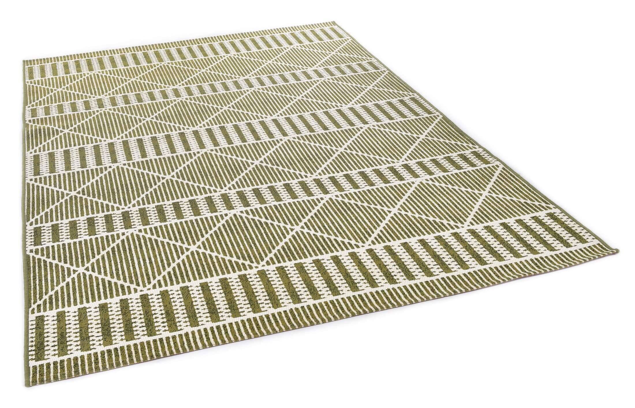 FunkyOutdoor_Geometric_300green_426424_2 Tom Tailor FUNKY IN- OUTDOOR Teppich Geometric Flachgewebe