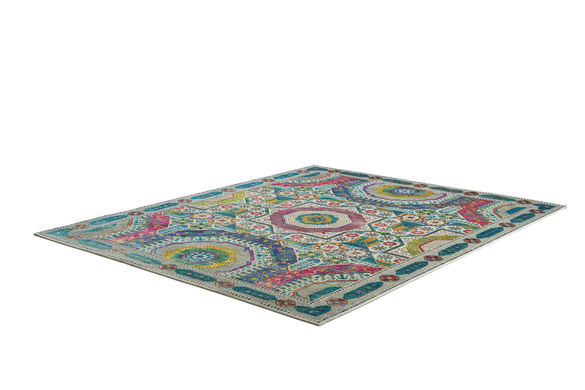  Sari Superior Teppich Orient Handgeknüpft im Wunschmaß