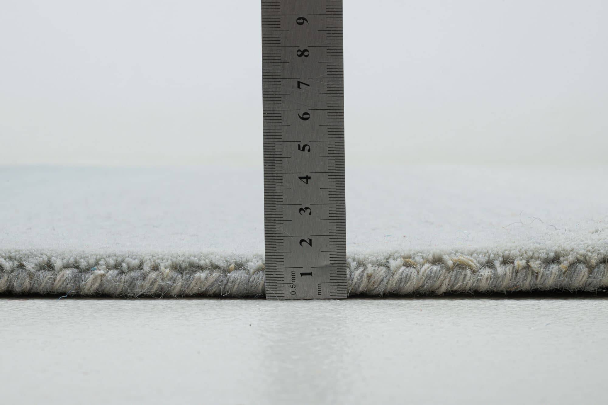 Teppich Modern 160x230cm Wanda handgewebt Schurwolle grau-türkis Teppich Modern 160x230cm Wanda handgewebt Schurwolle grau-türkis