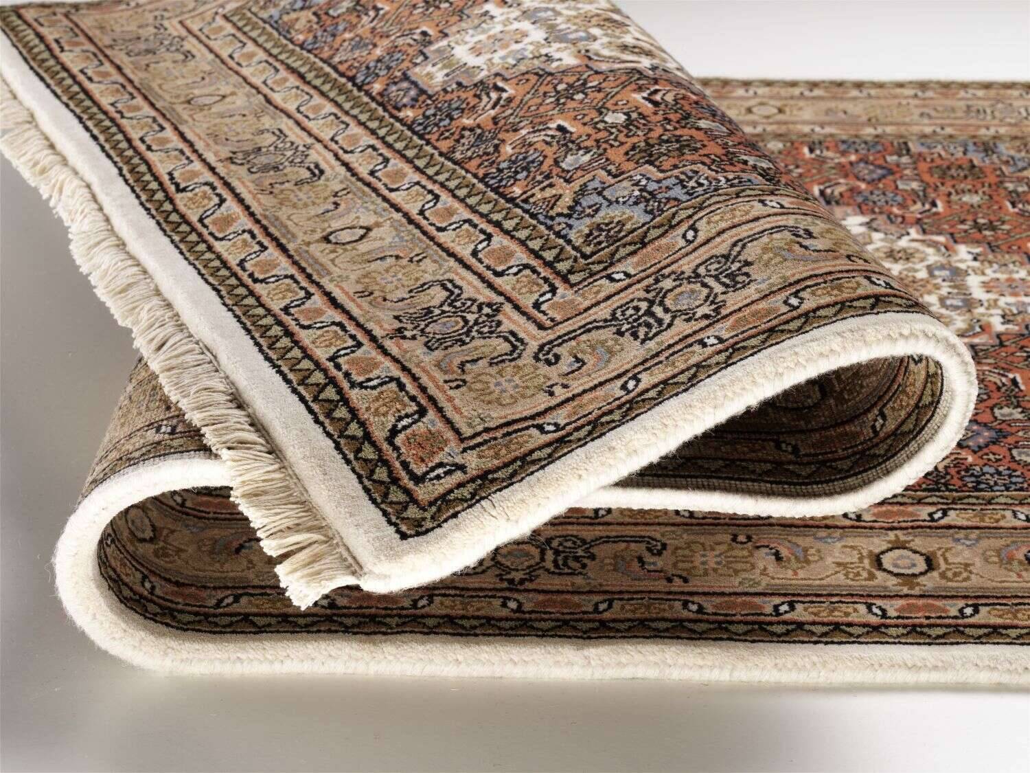 1150-933-4bvM46gVUkI3oR Orientteppich Himla Bidjar Handgeknüpft Teppich Natur Schurwolle