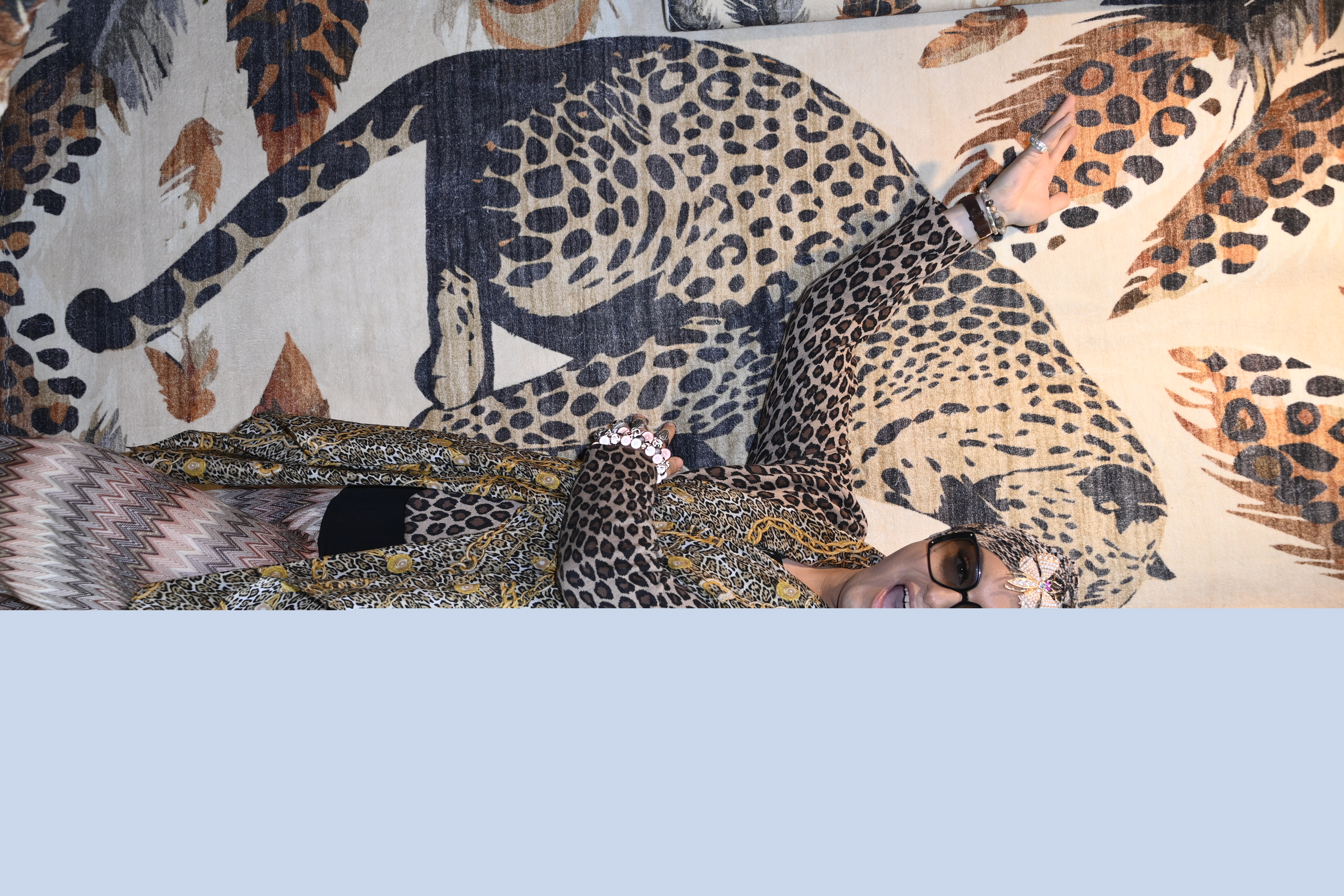 Badematte PANTHER DES ORIENTS Kollektion Julian F.M.Stoeckel