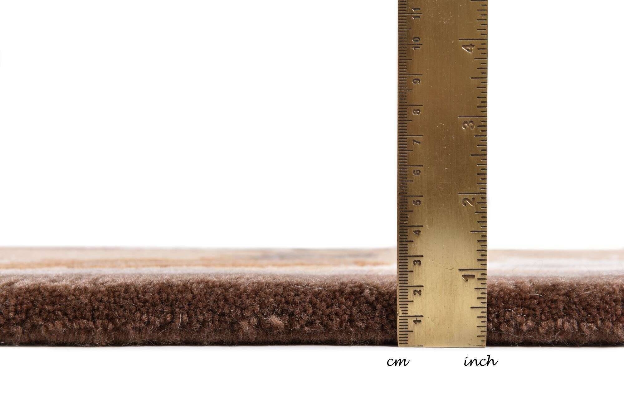 gurkhaseta_mk85_489lightbrown_110595_5 Tibet Teppich Nepal Gurkha Seta im Wunschmaß