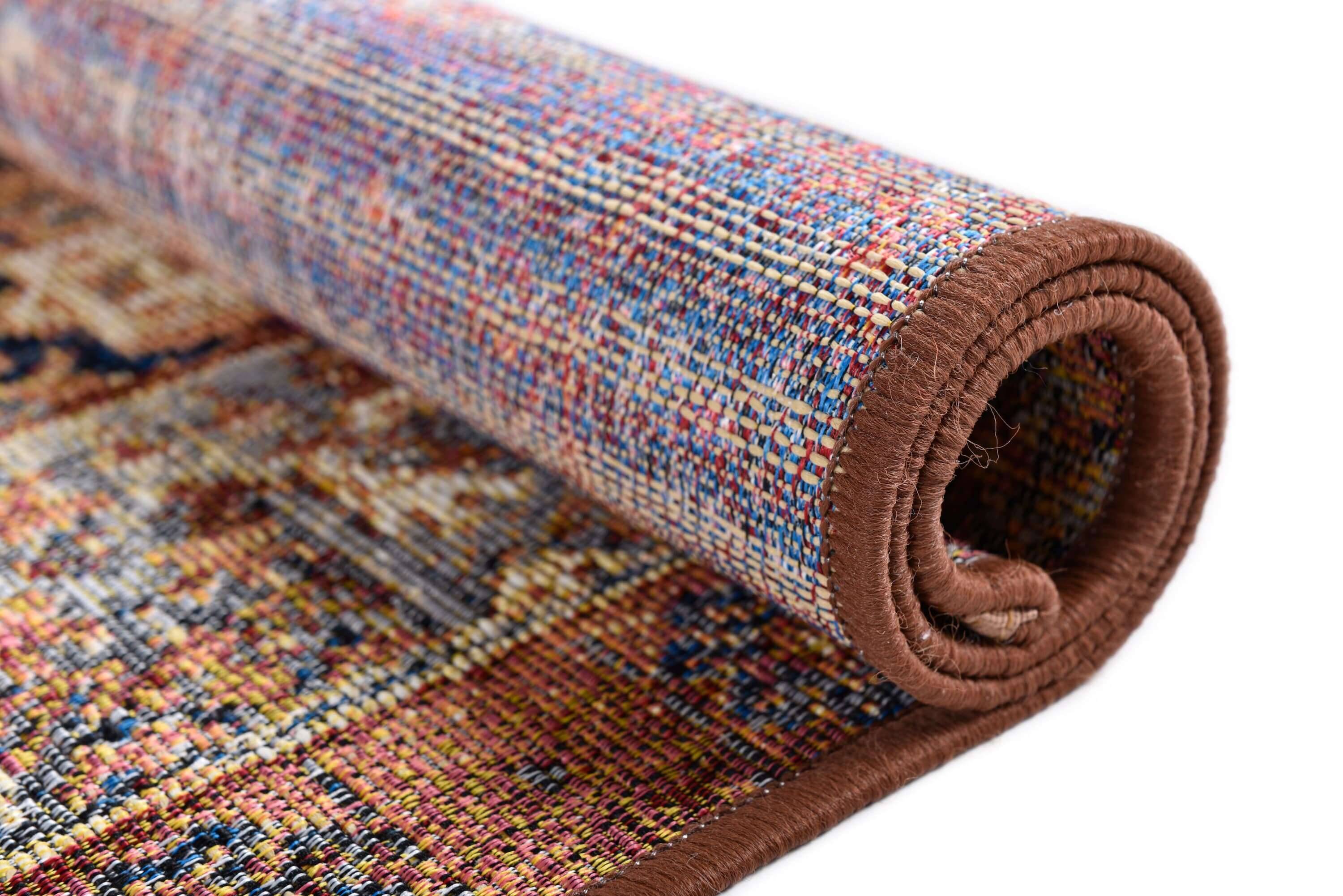 FunkyOutdoor_OrientTwo_440rust_426439_11 Tom Tailor FUNKY IN- OUTDOOR Orient Two Teppich Flachgewebe