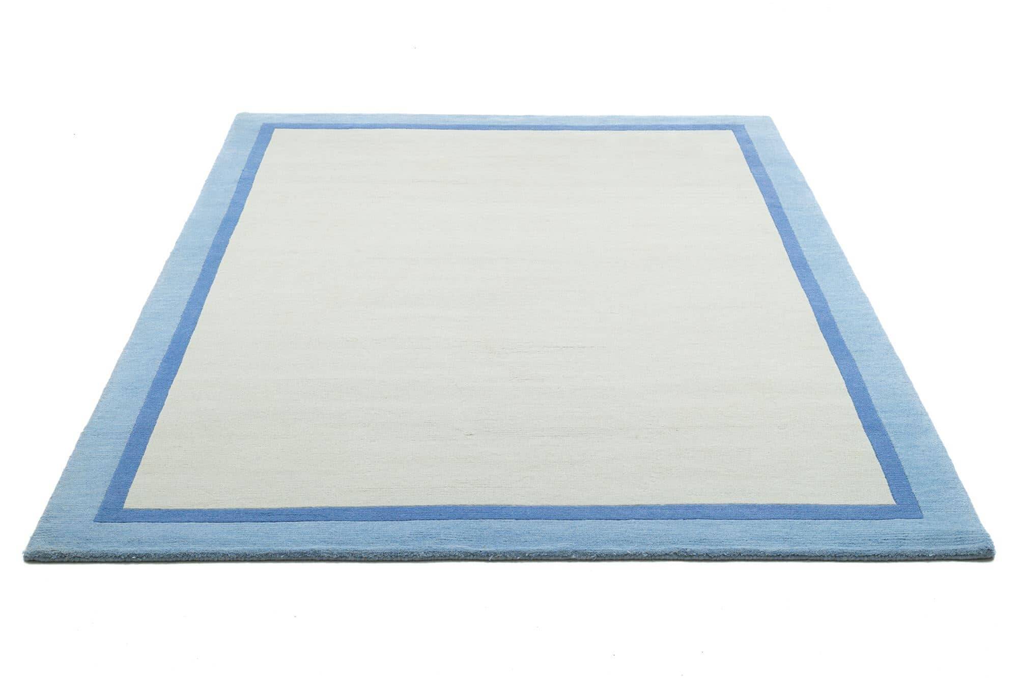 Handgeknüpfter Teppich KAILASH Schurwolle Viskose Wunschmaß Handgeknüpfter Teppich KAILASH Schurwolle Viskose Wunschmaß