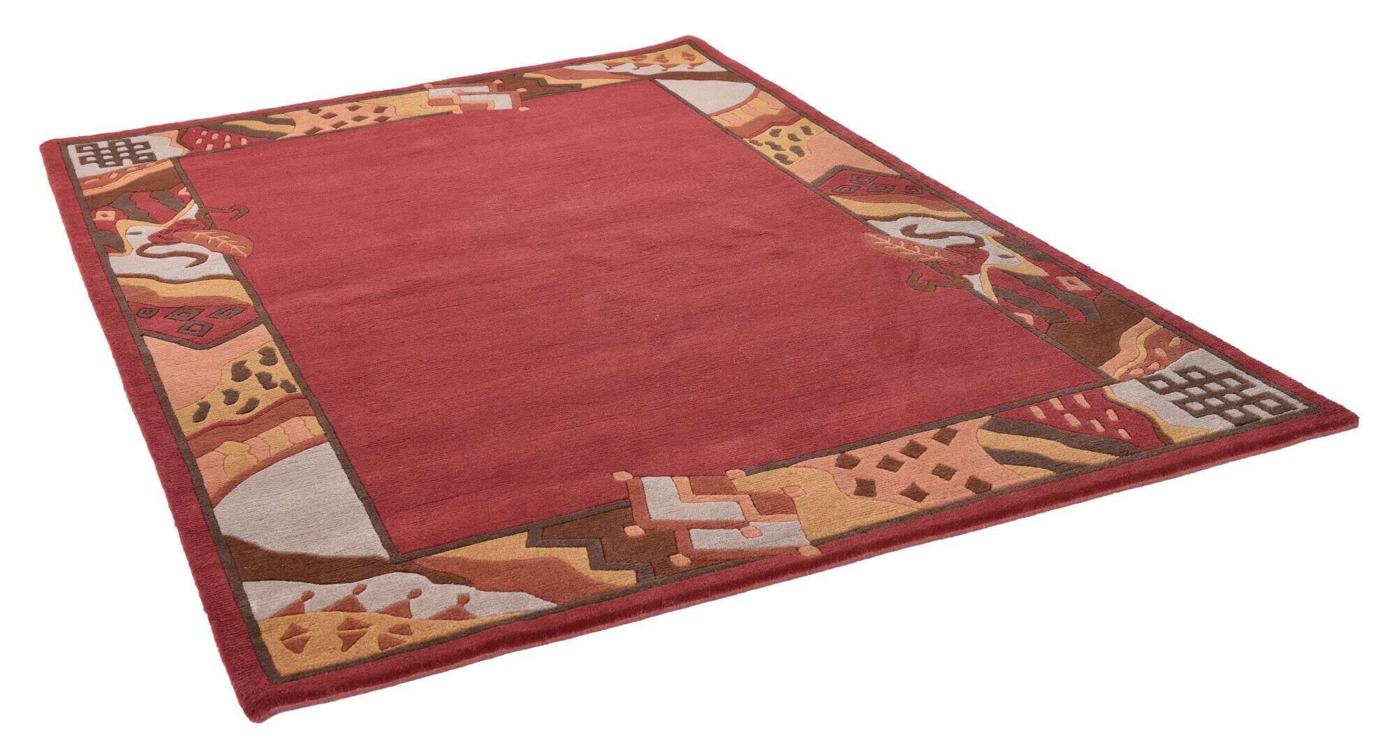 gurkha_mc84_203redmulti_110564_2 Nepal Tibet Teppich 162x236 cm Gurkha MC84