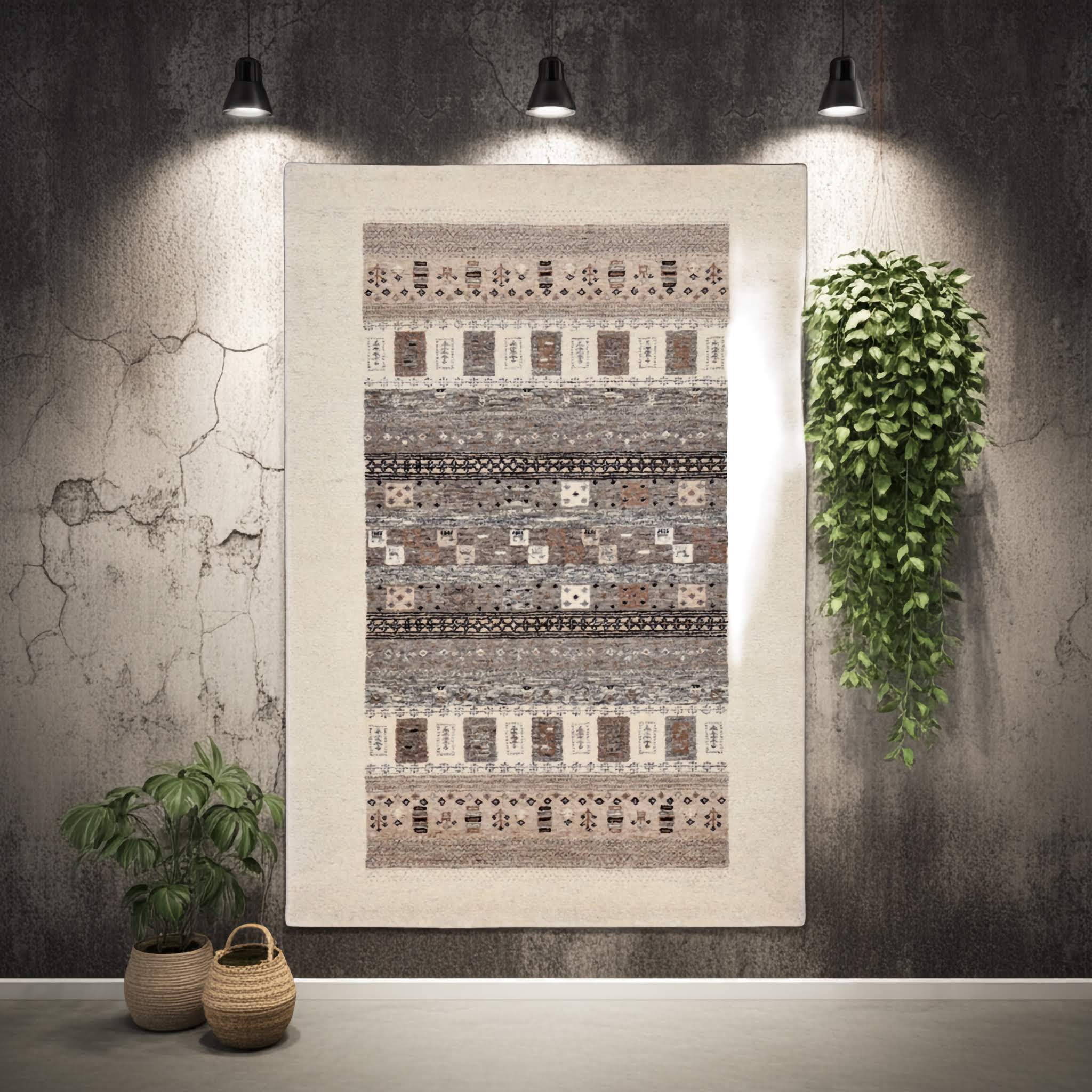 Natur Pur Teppich "Nomadic Deluxe" Design 702 in beige