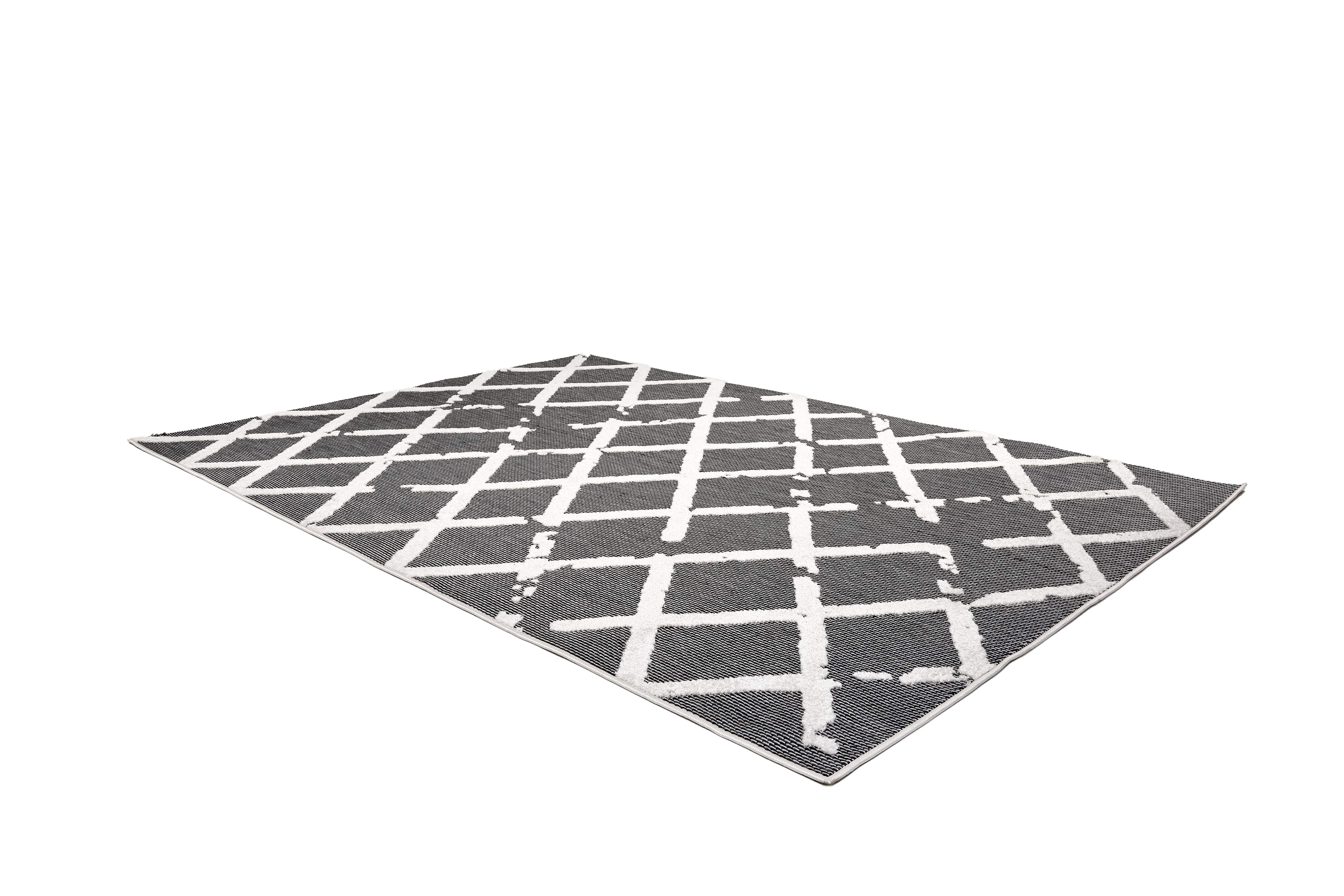 In- und Outdoor Teppich Serina D.251 C.004 Rauten grau/weiß In- und Outdoor Teppich Serina D.251 C.004 Rauten grau/weiß