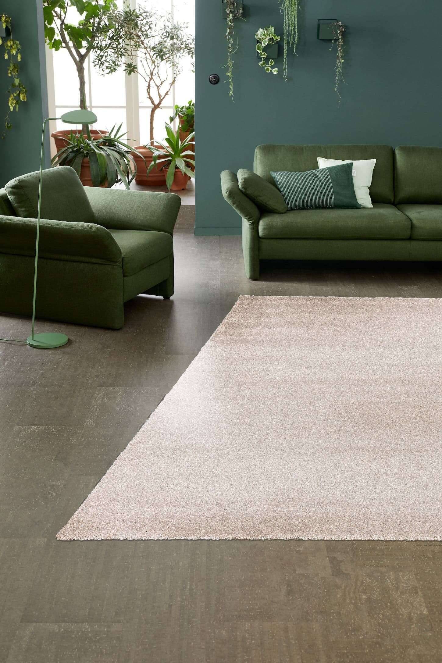 SCHÖNER WOHNEN Teppich Pure 6307-190 Kuschelteppich Hochflor