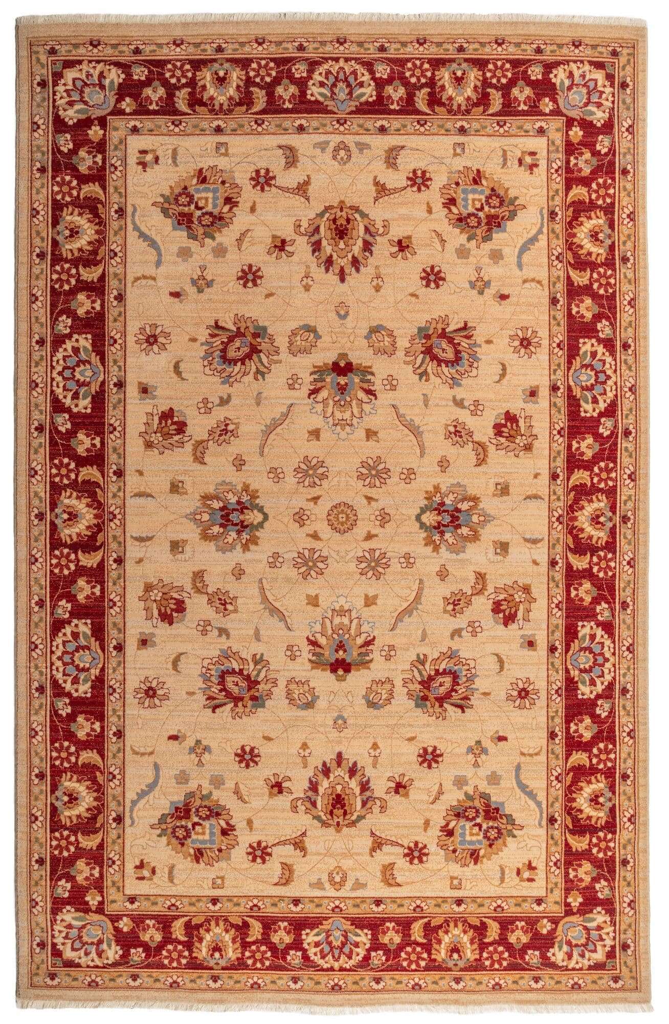 Teppich Saharna 2444 Webteppich aus reiner Wolle
