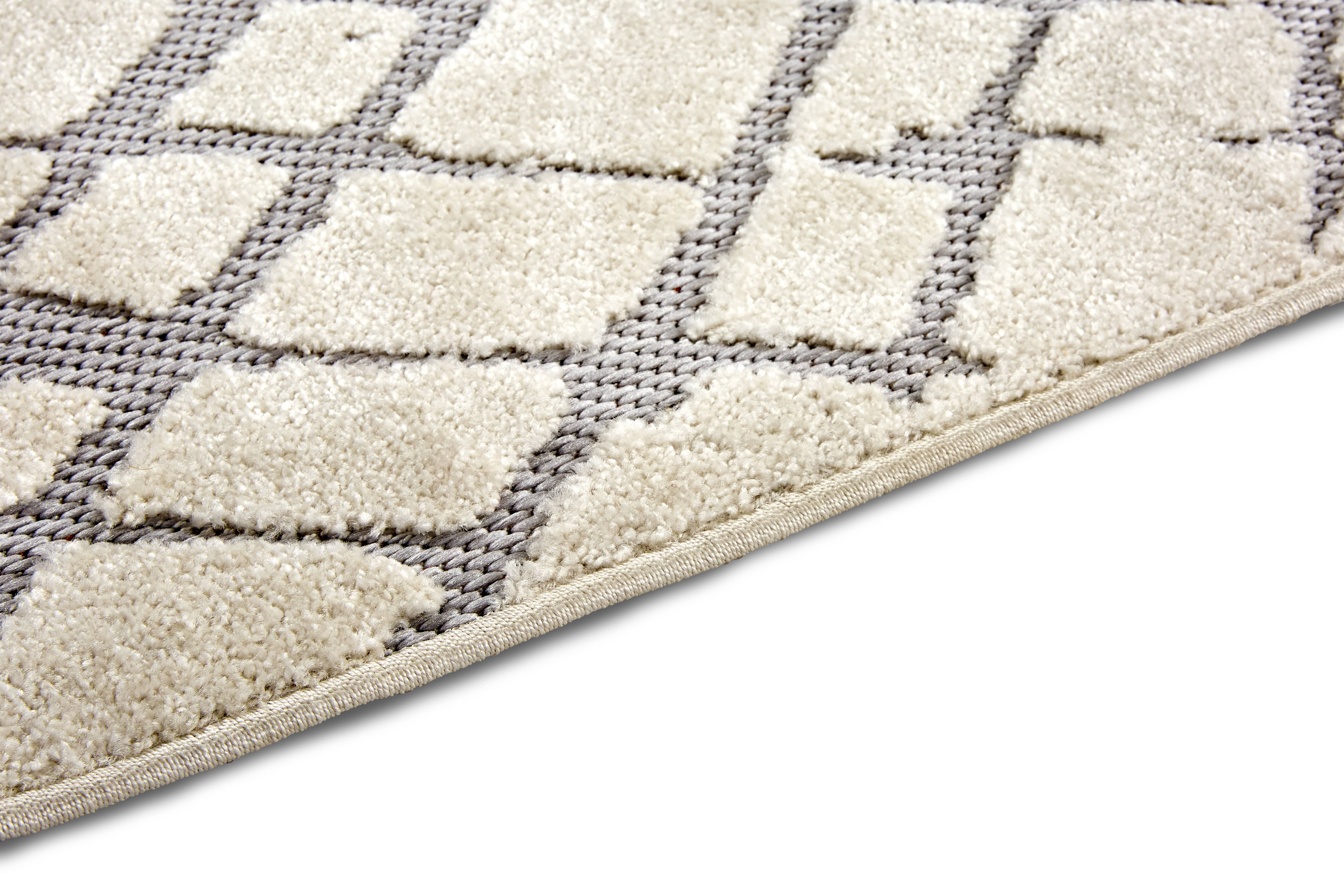 In- und Outdoor Teppich Serina D.254 C.004 Striche grau/weiß In- und Outdoor Teppich Serina D.254 C.004 Striche grau/weiß