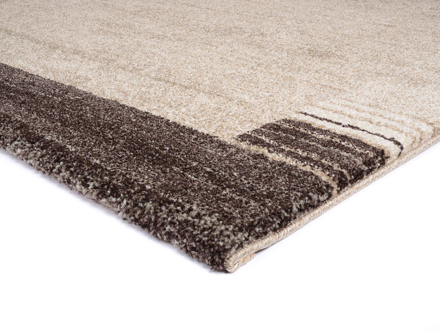 CAF01-616-3 Teppich Castle Flora Teppich Modern mit Bordüre Hochflor Teppich