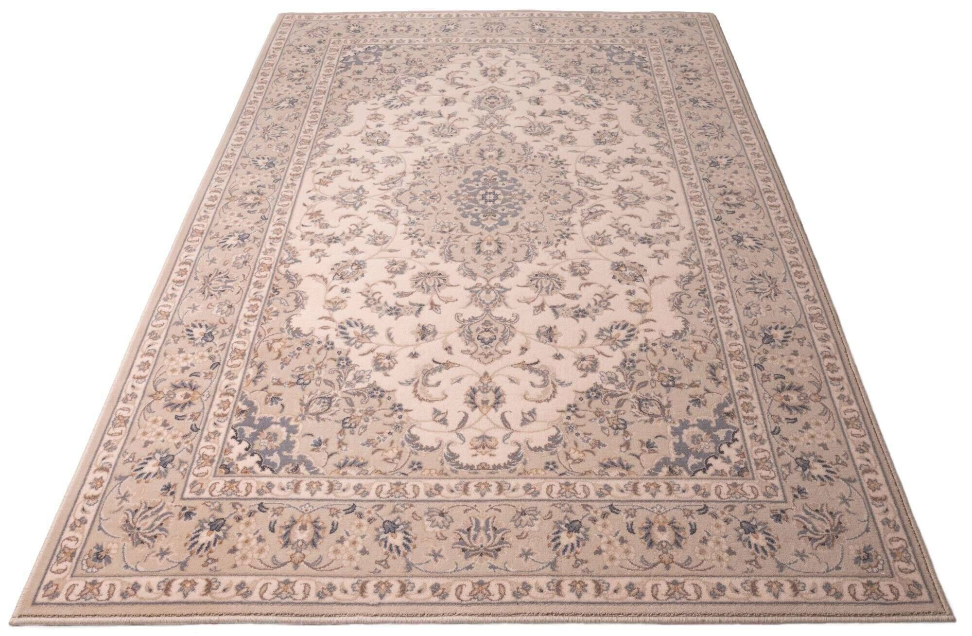 Floresti_7335_580creme_422840_1 Teppich Orient Floresti 7335 Webteppich aus reiner Wolle