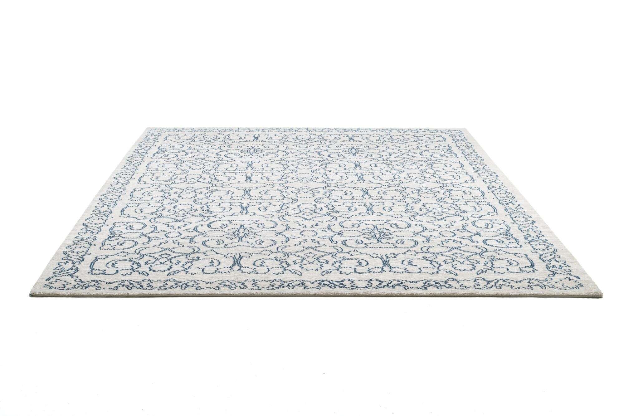 Nepal Teppich Jabu Silk 30 Wolle Seide Design Teppich 250x315cm