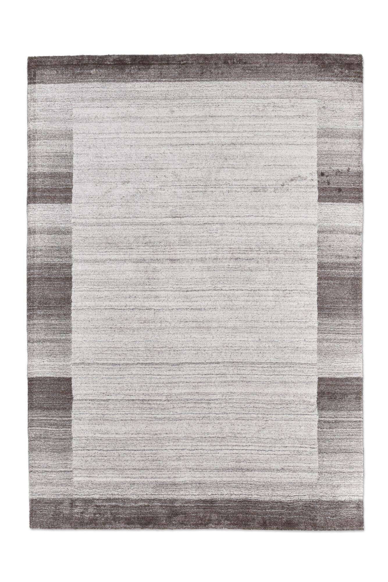 nevadaviscose_zo-2114-17_550beige_408749_1 Teppich Modern Nevada Viscose Handgewebt 160x230cm grau
