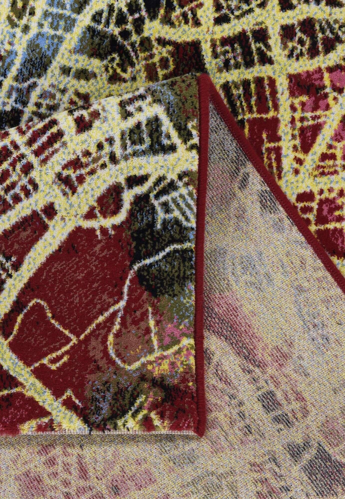 GALERIE_615_800MULTICOLOR_415562_9 Design Teppich Galerie 615 Schurwolle Naturteppich