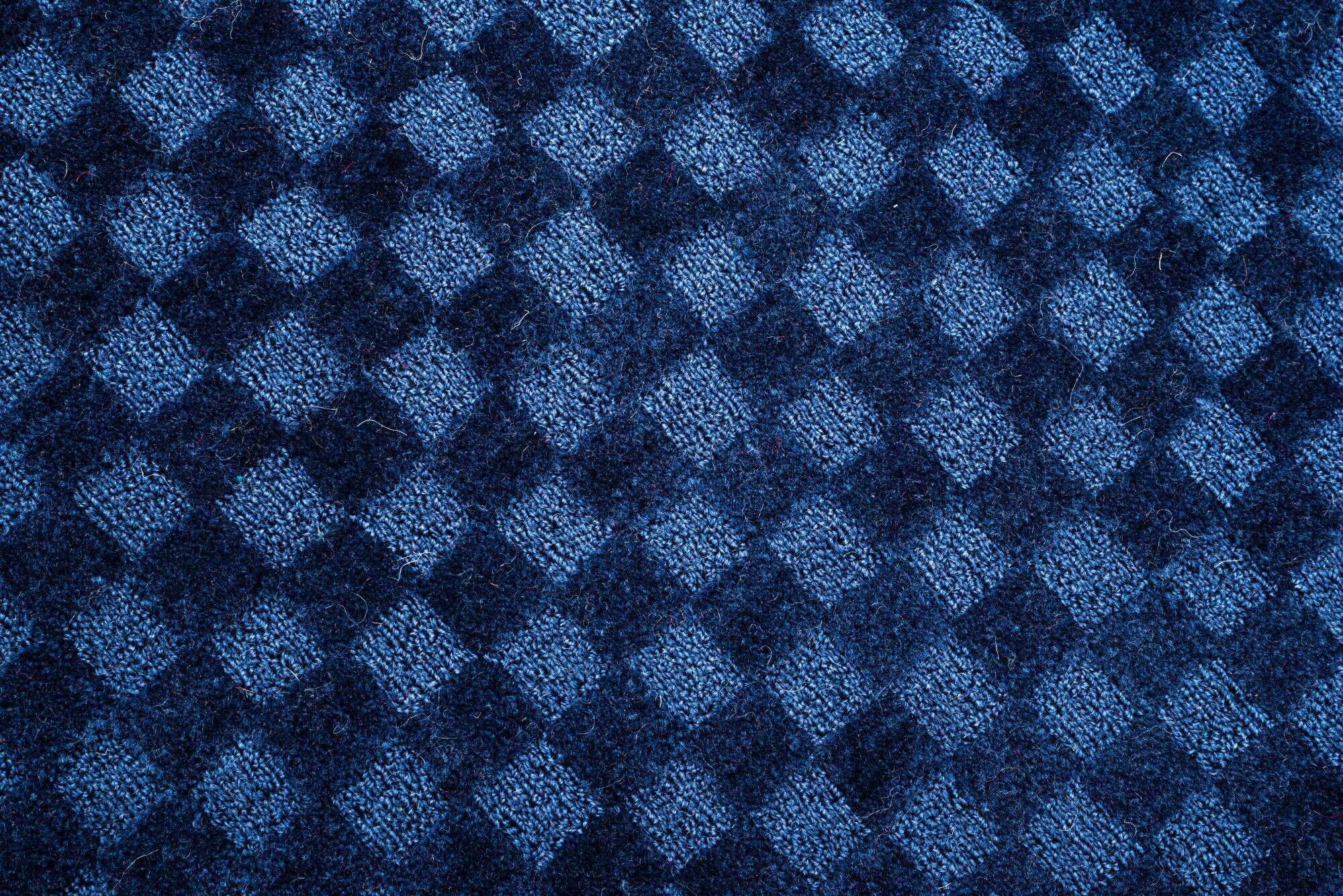 Design Teppich Taimur 160x230cm Handgearbeitet Schurwolle blau