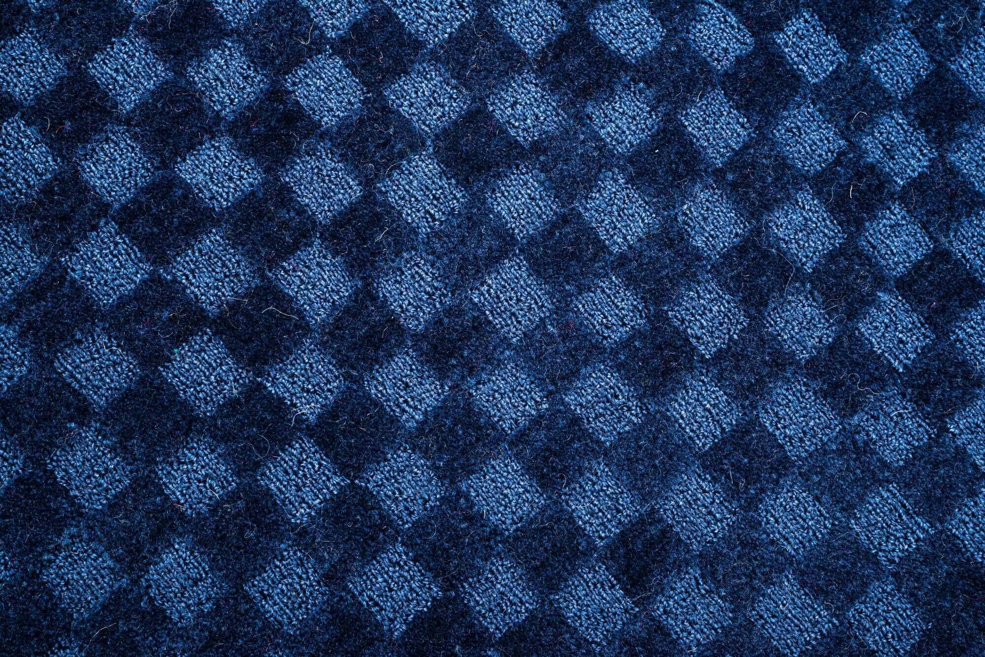 teimur_zo-2568-18_700blue_412906_3 Design Teppich Taimur 160x230cm Handgearbeitet Schurwolle blau