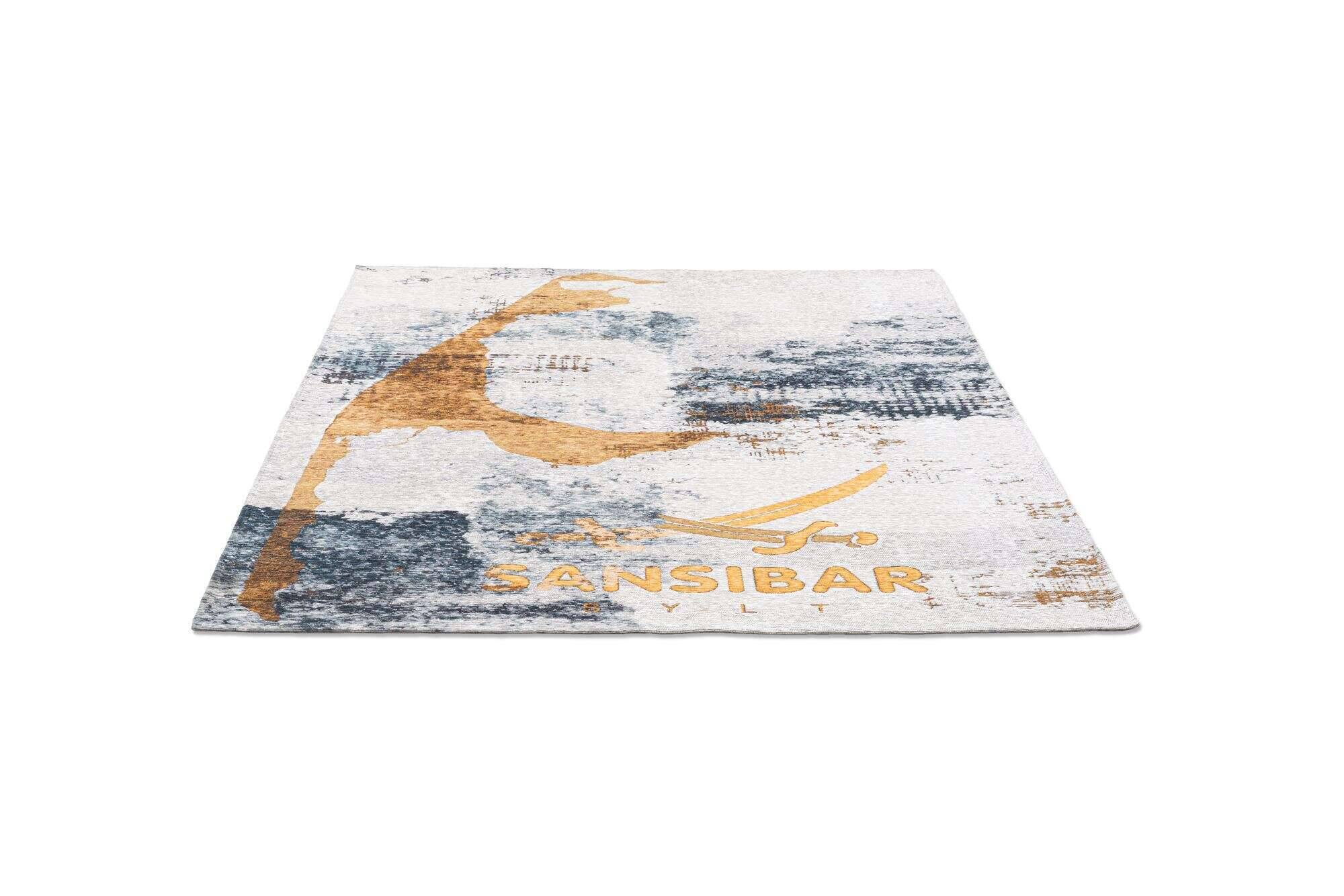 keitum_sa-012_875goldmulti_429186_23 Sansibar Flachgewebe Design Teppich Keitum
