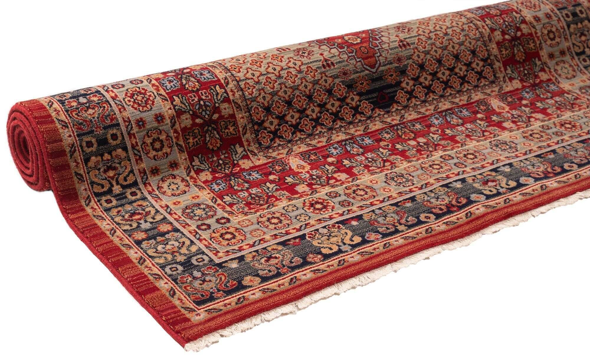 Saharna_2400_205redmulti_422769_11 Teppich Saharna 2400 Webteppich aus reiner Wolle