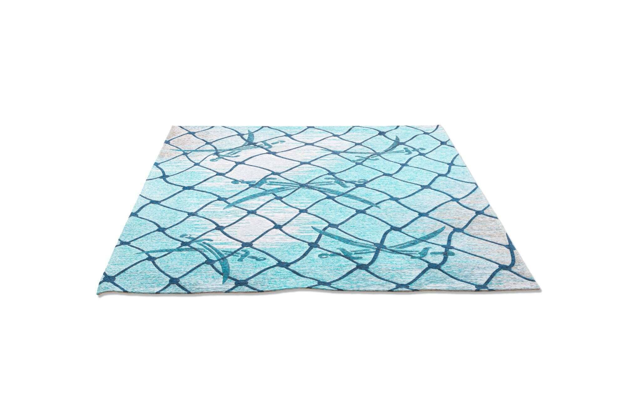 keitum_sa-005_720turquoise_429108_23 Sansibar Flachgewebe Design Teppich Keitum