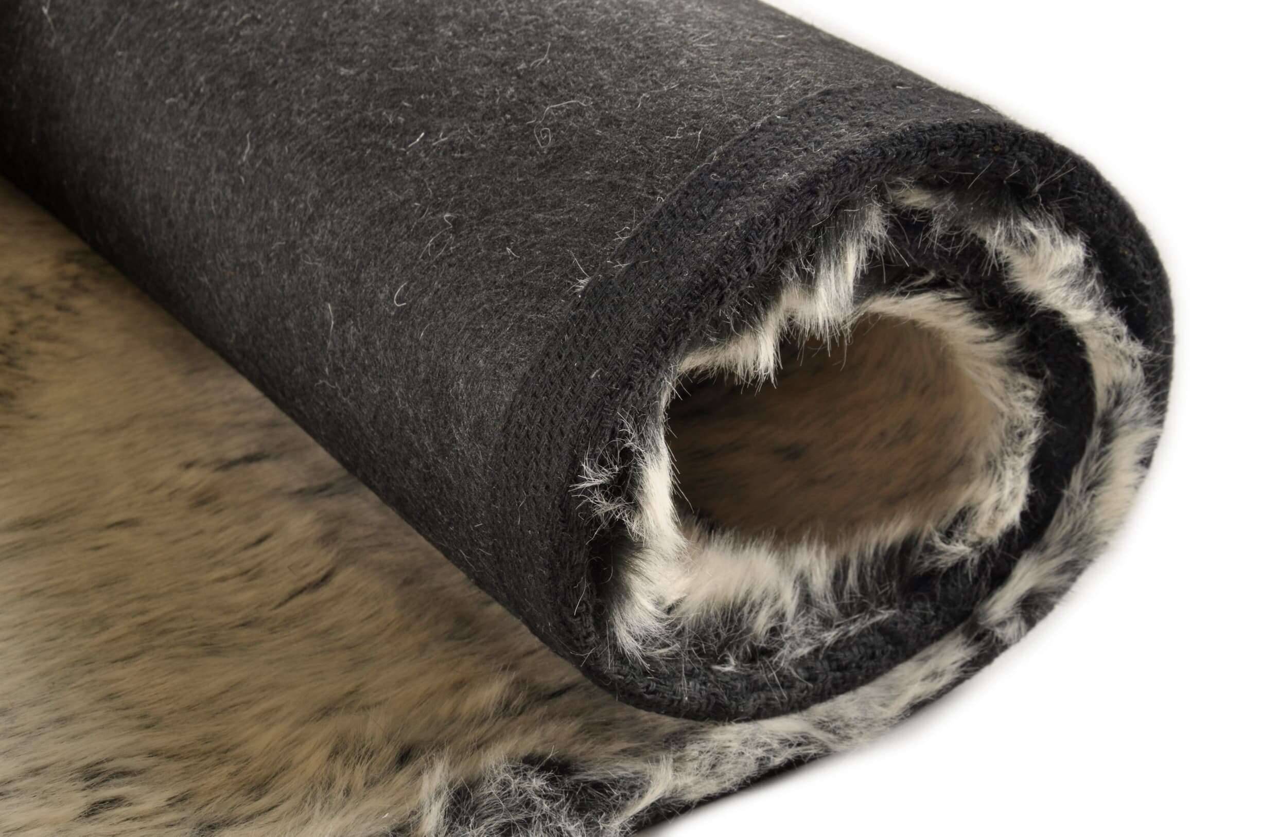 Furry_UNI_890platin_419872_11 Furry uni Hochflor Teppich Tom Tailor Kuschelteppich Einfarbig