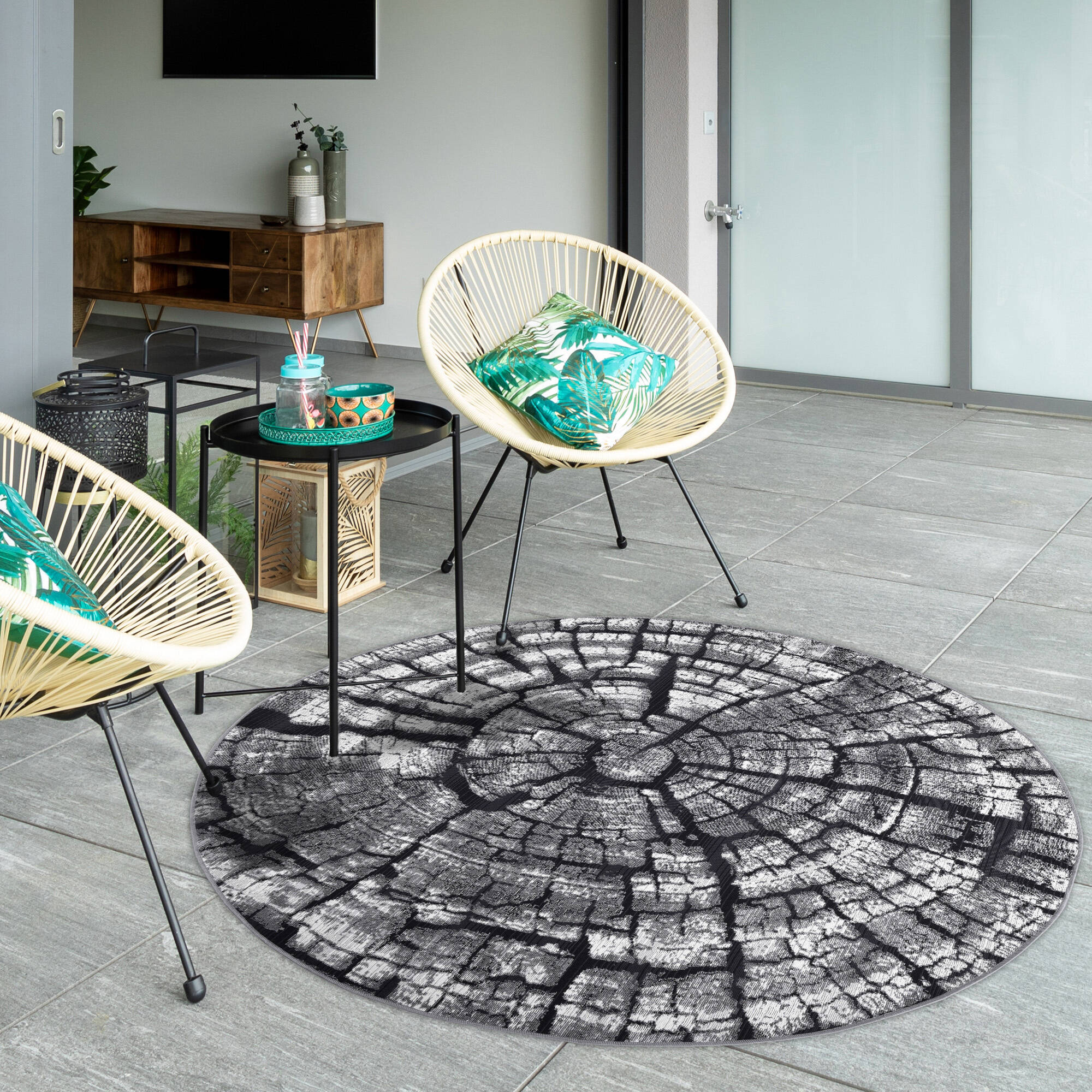 Flachgewebe Aurora GF-095-655 In- und Outdoor Teppich Flachgewebe Aurora GF-095-655 In- und Outdoor Teppich