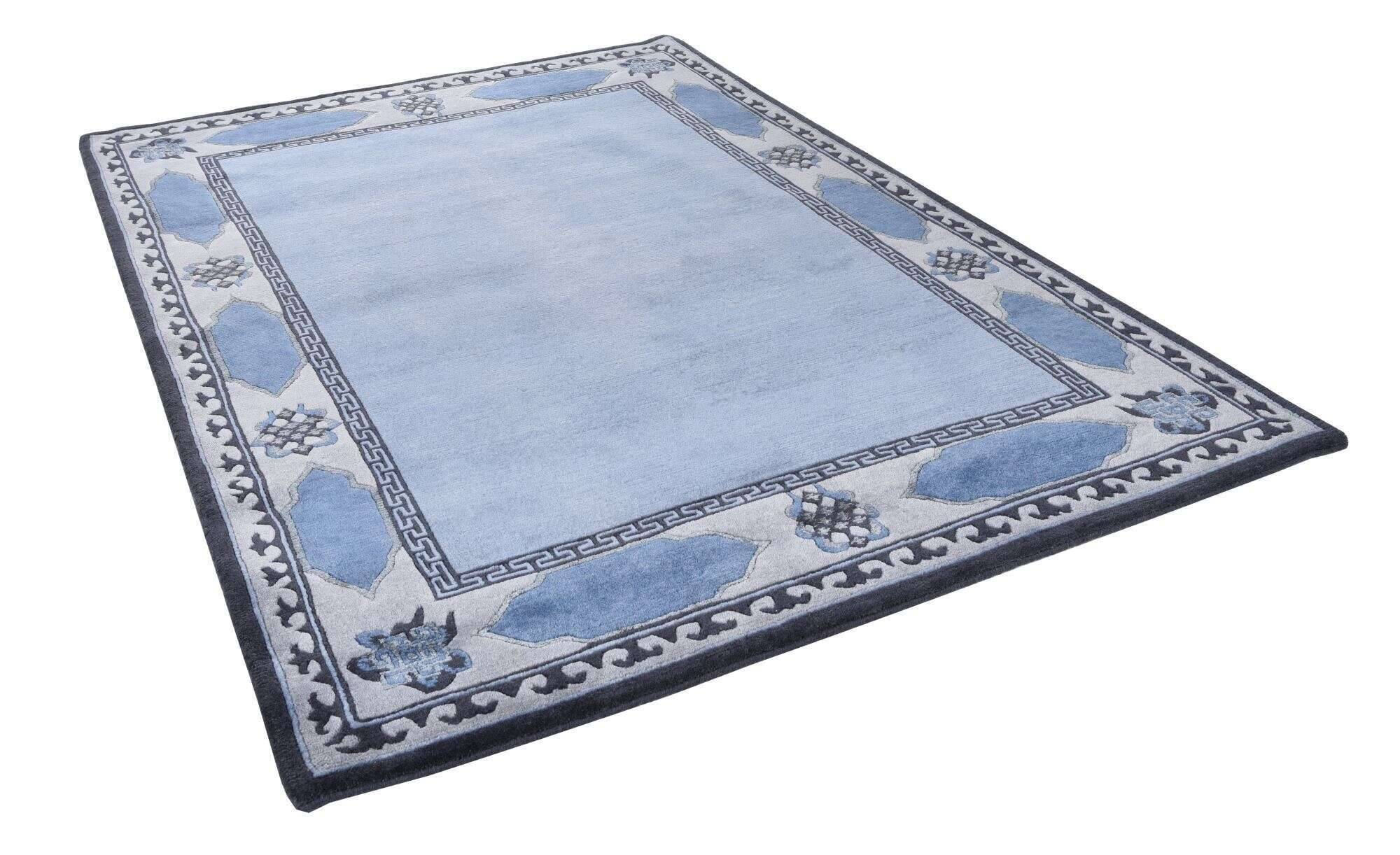 tibetlife_mk86_703bluemulti_110299_2 Tibet Nepal Teppich Gurkha im Wunschmaß