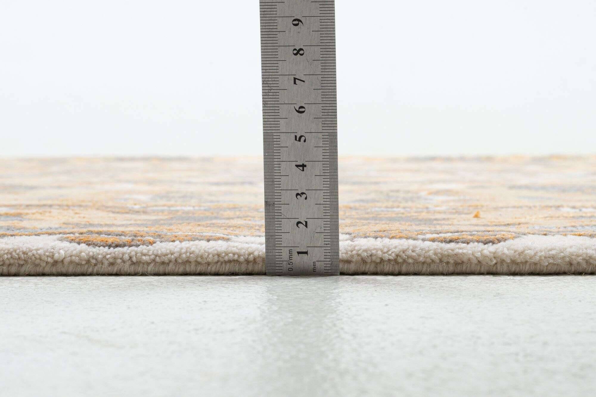 jabusilk60_cx3514_190vanilla_409033_5 Nepal Teppich Jabu Silk 60 Wolle Seide Design Teppich 246x306cm